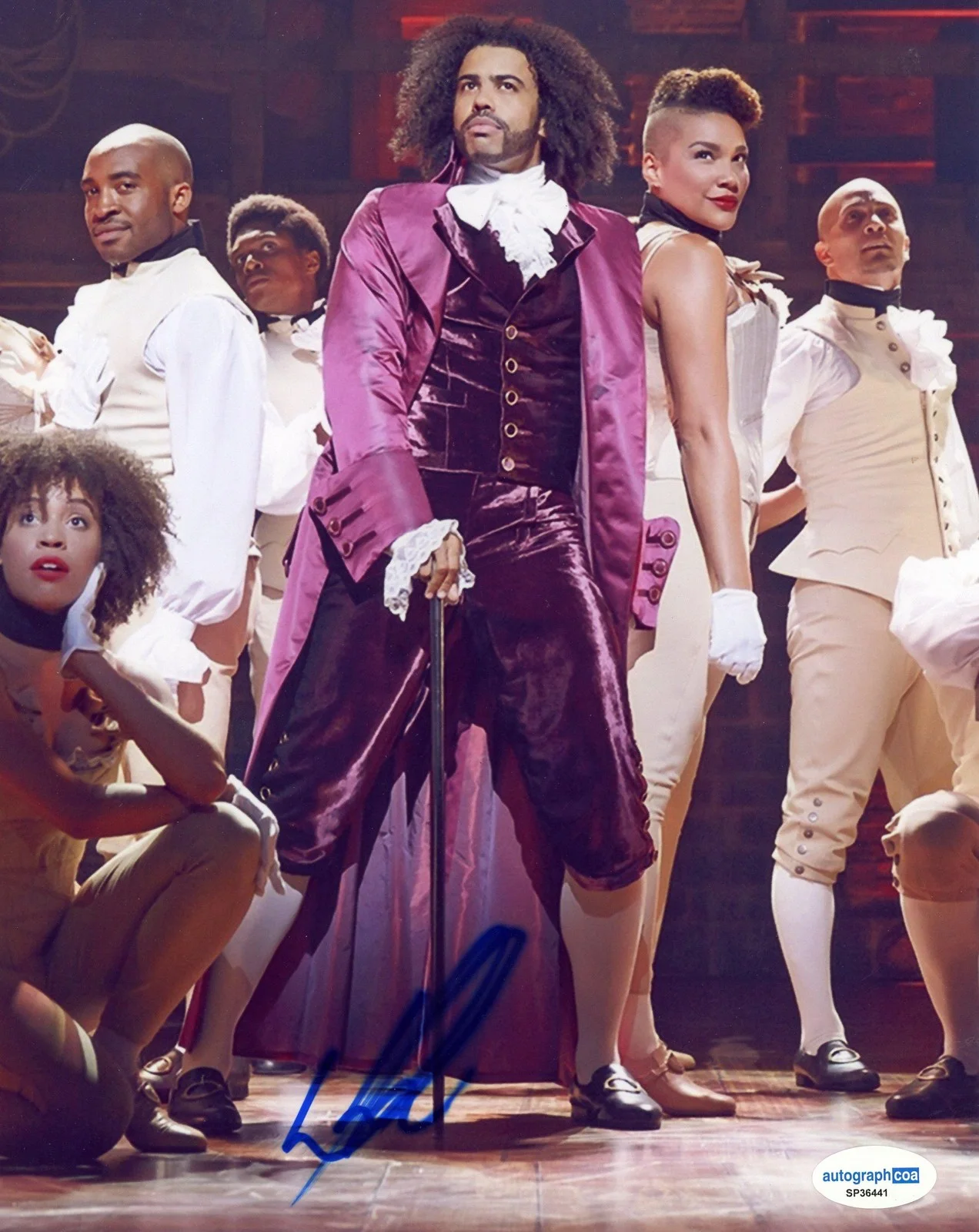 Daveed Diggs — Daveed Diggs "Hamilton" AUTOGRAPH Signed 'Thomas Jefferson' 8x10 Photo ACOA, изображение 2