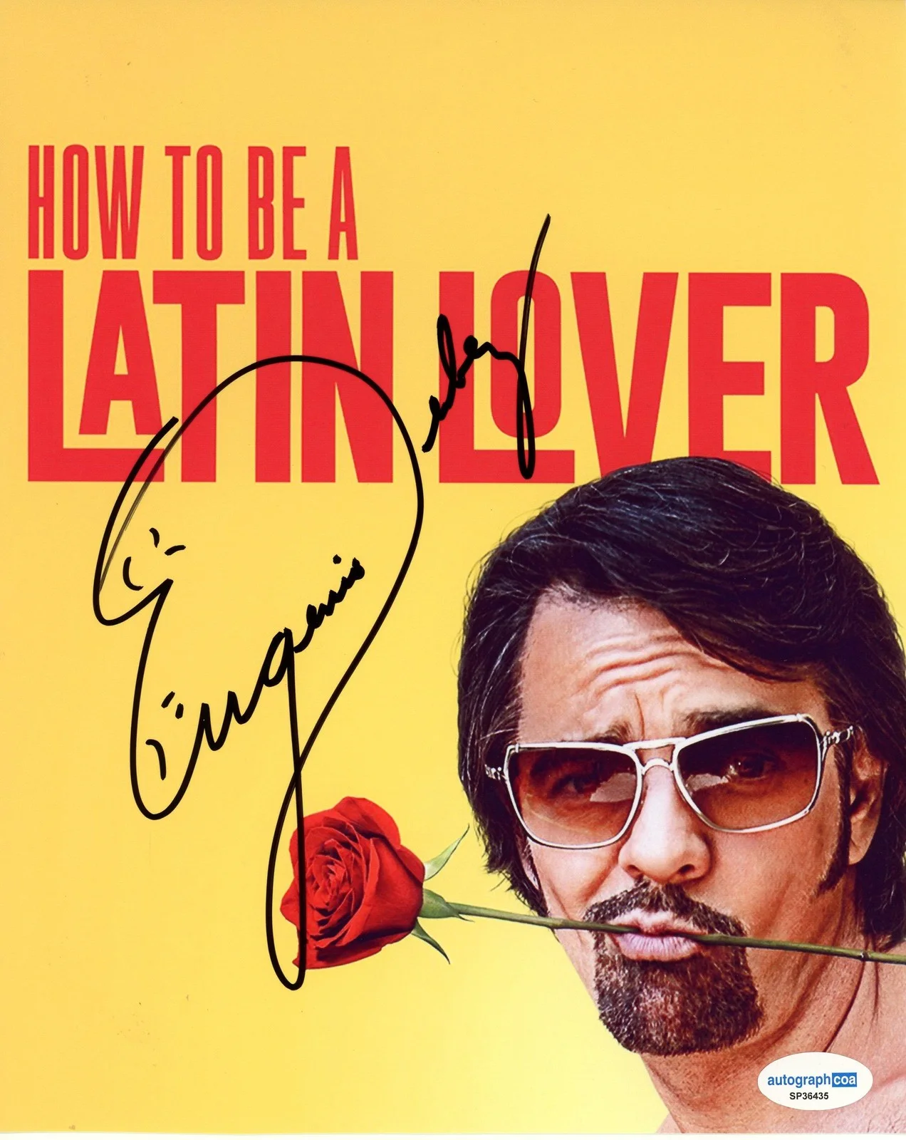 Eugenio Derbez — Eugenio Derbez "How to Be a Latin Lover" AUTOGRAPH Signed 8x10 Photo ACOA, изображение 2