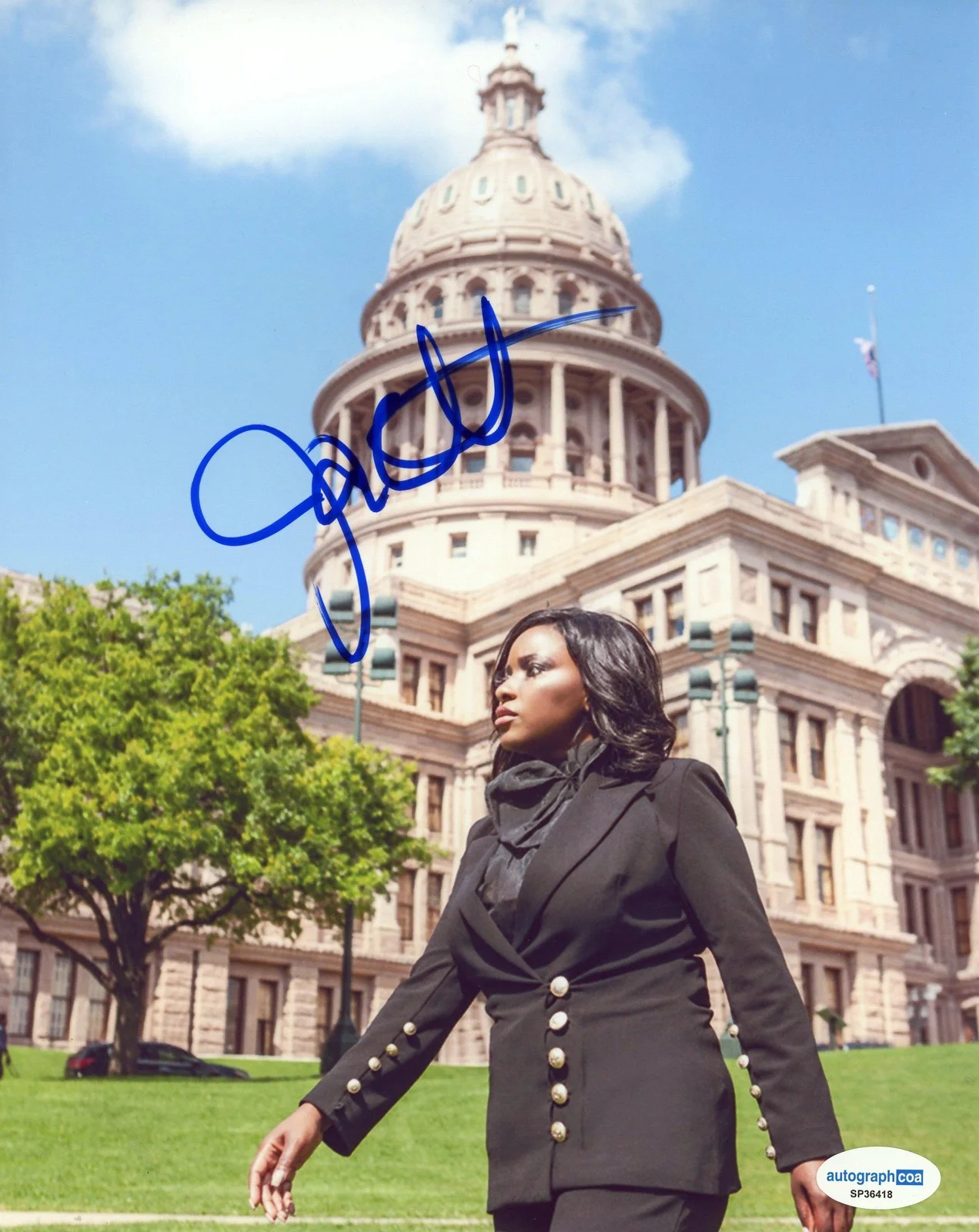 Jasmine Crockett — Jasmine Crockett AUTOGRAPH Signed Texas Representative 8x10 Photo C ACOA, image 2