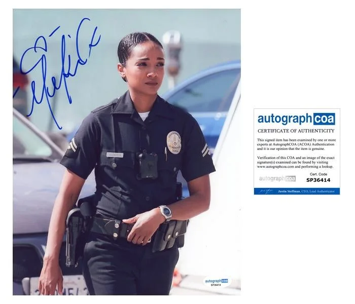 Mekia Cox — Mekia Cox "The Rookie" AUTOGRAPH Signed 'Nyla Harper' 8x10 Photo C ACOA