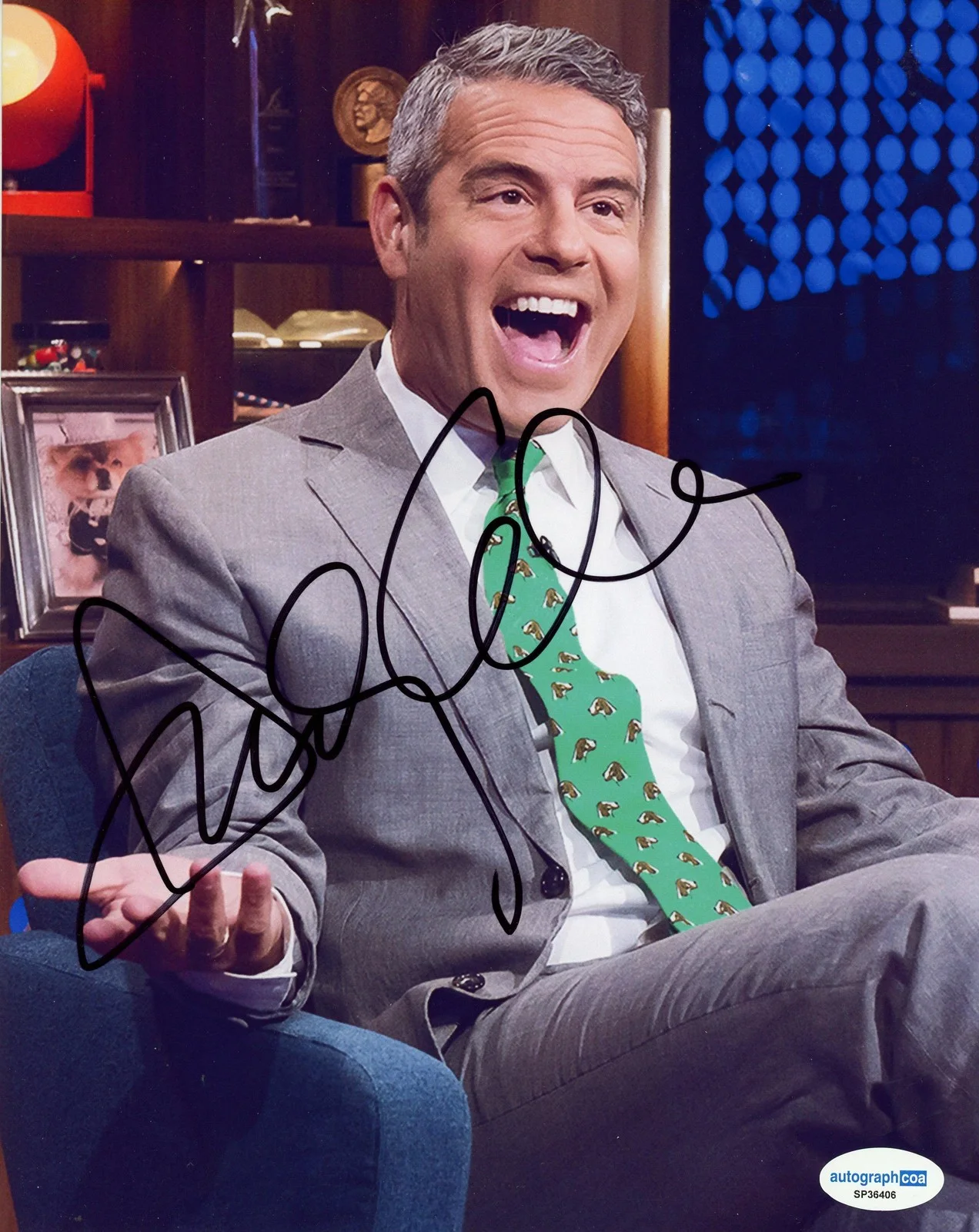 Andy Cohen — Andy Cohen "Watch What Happens Live" AUTOGRAPH Signed Bravo 8x10 Photo C ACOA, изображение 2