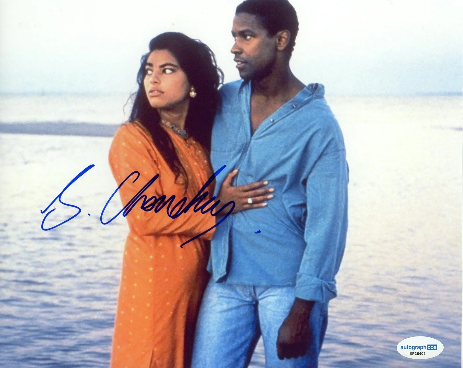 Sarita Choudhury — Sarita Choudhury "Mississippi Masala" AUTOGRAPH Signed 'Mina' 8x10 Photo ACOA, изображение 2