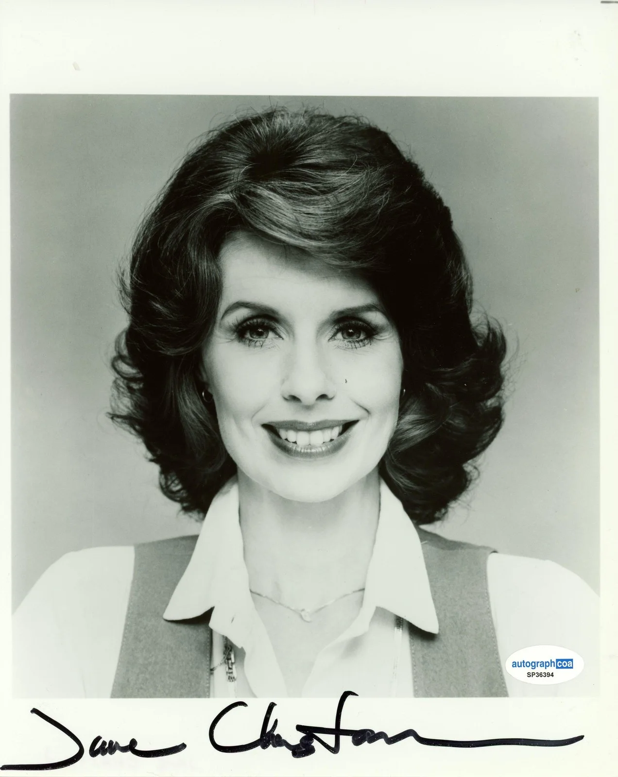 Jane Chastain — Jane Chastain AUTOGRAPH Signed Sports Broadcaster Autographed 8x10 Photo ACOA, image 2