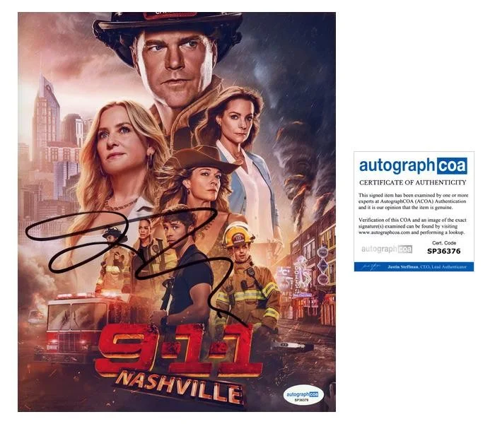 Jessica Capshaw — Jessica Capshaw "9-1-1: Nashville" AUTOGRAPH Signed 'Blythe' 8x10 Photo ACOA