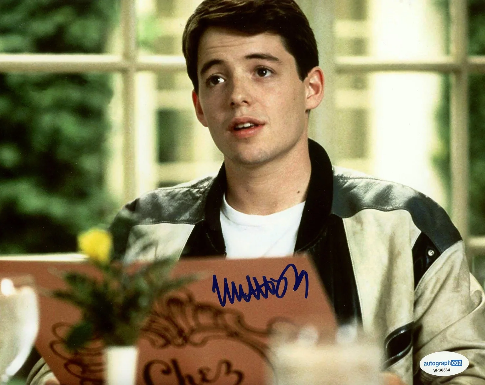 Matthew Broderick — Matthew Broderick "Ferris Bueller's Day Off" AUTOGRAPH Signed 8x10 Photo ACOA, изображение 2
