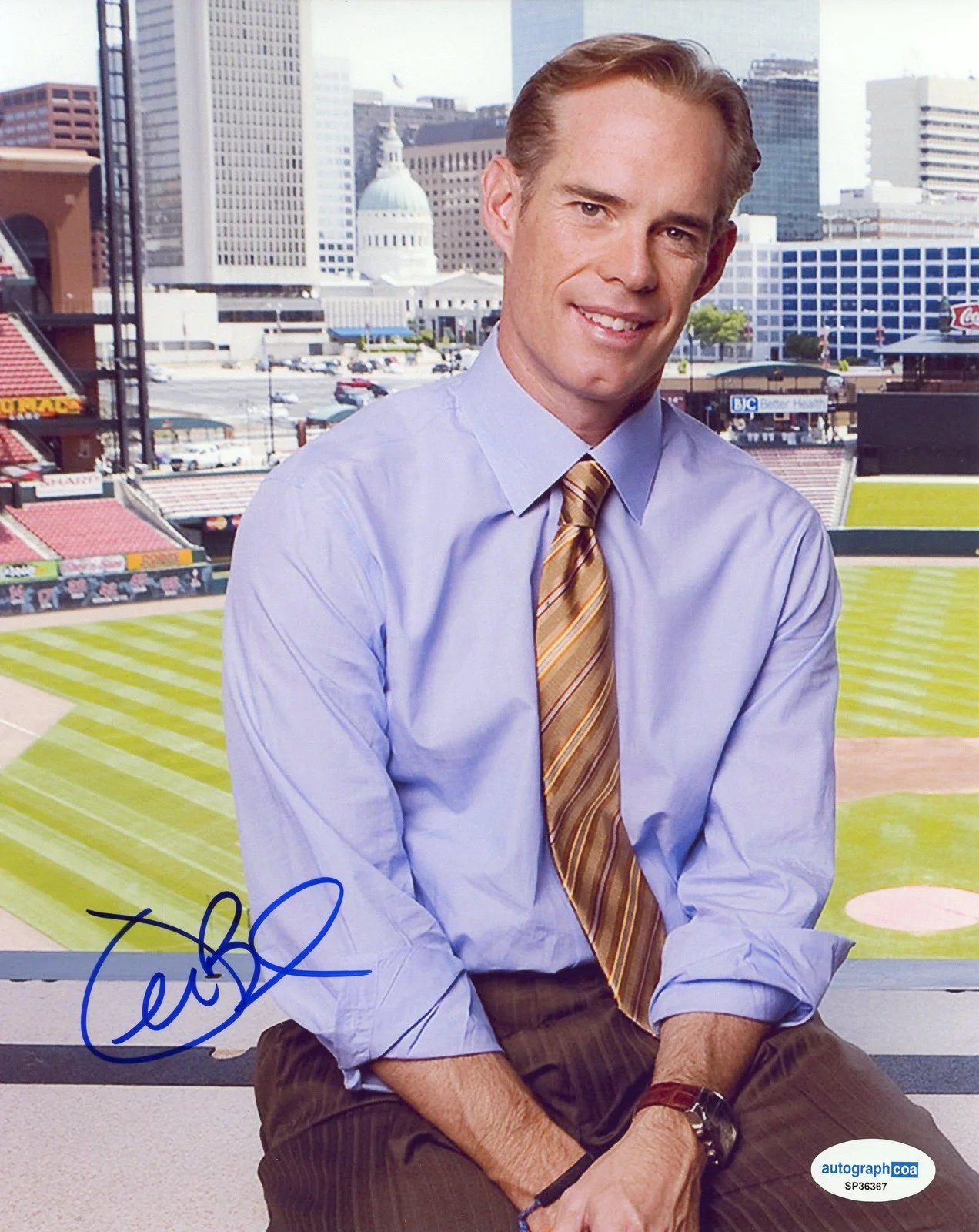 Joe Buck — Joe Buck "Fox Sports" Broadcaster AUTOGRAPH Signed Autographed 8x10 Photo ACOA, изображение 2