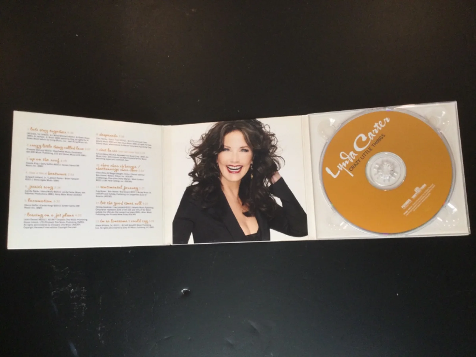 Lynda Carter SIGNED Crazy Little Things CD Wonder Woman, изображение 4