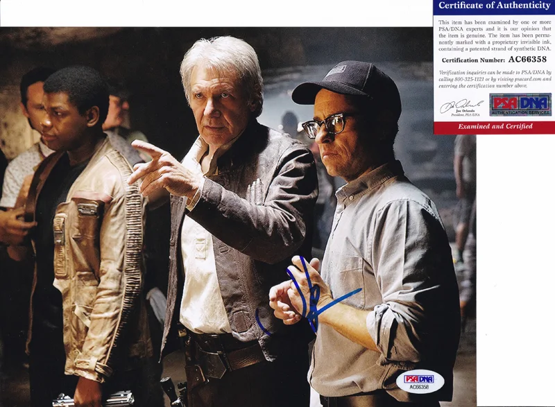 JJ Abrams — JJ Abrams Star Wars The Force Awakens Signed Autograph 8x10 Photo PSA/DNA COA #9