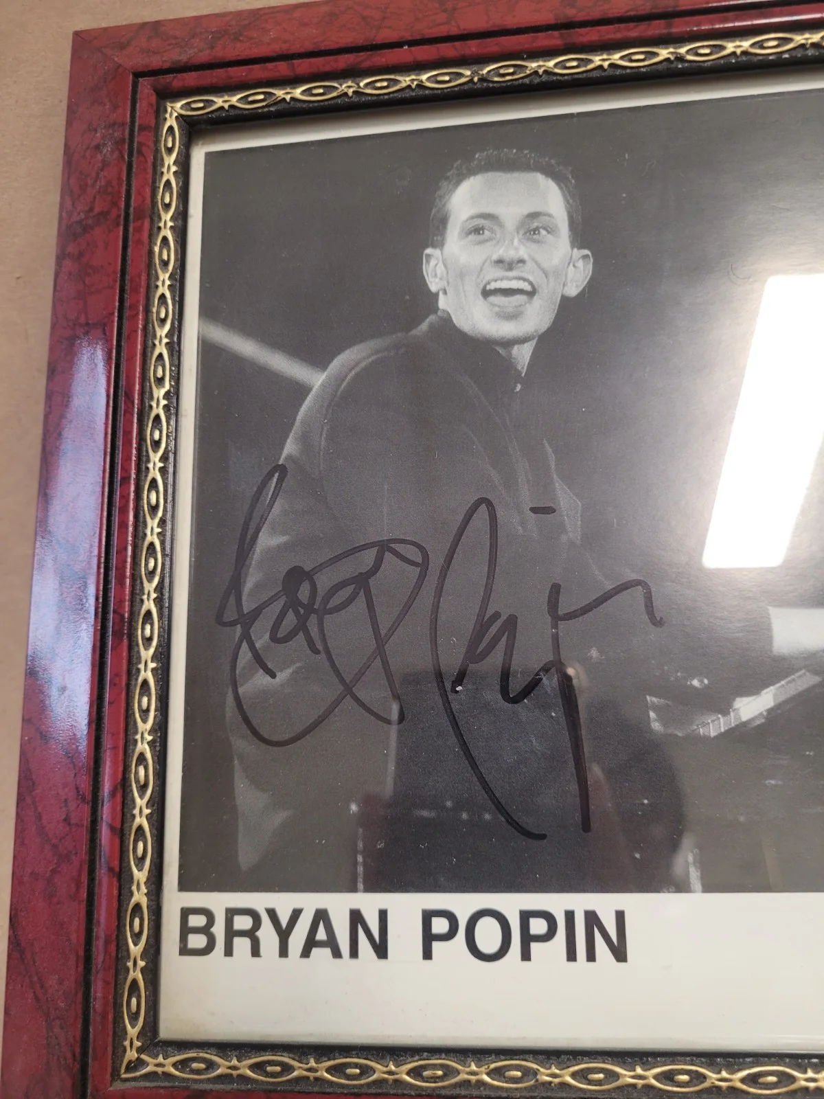 Inspirational BRYAN POPIN Signed 1994 AUTOGRAPHED Photo Gospel "You Can Make It", image 3