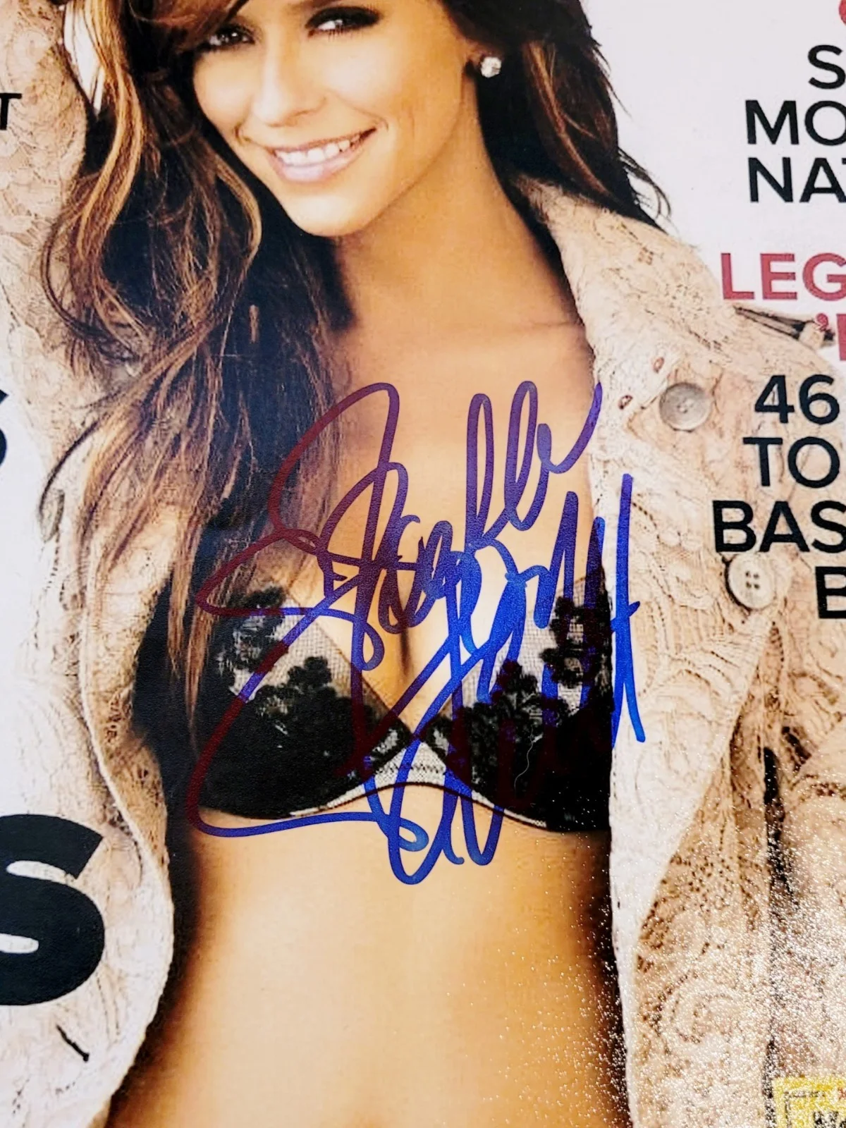 Jennifer Love Hewitt — JENNIFER LOVE HEWITT 8X10 PHOTO OF MAXIM COVER SHOT-WET INK SIGNATURE-COA, изображение 4