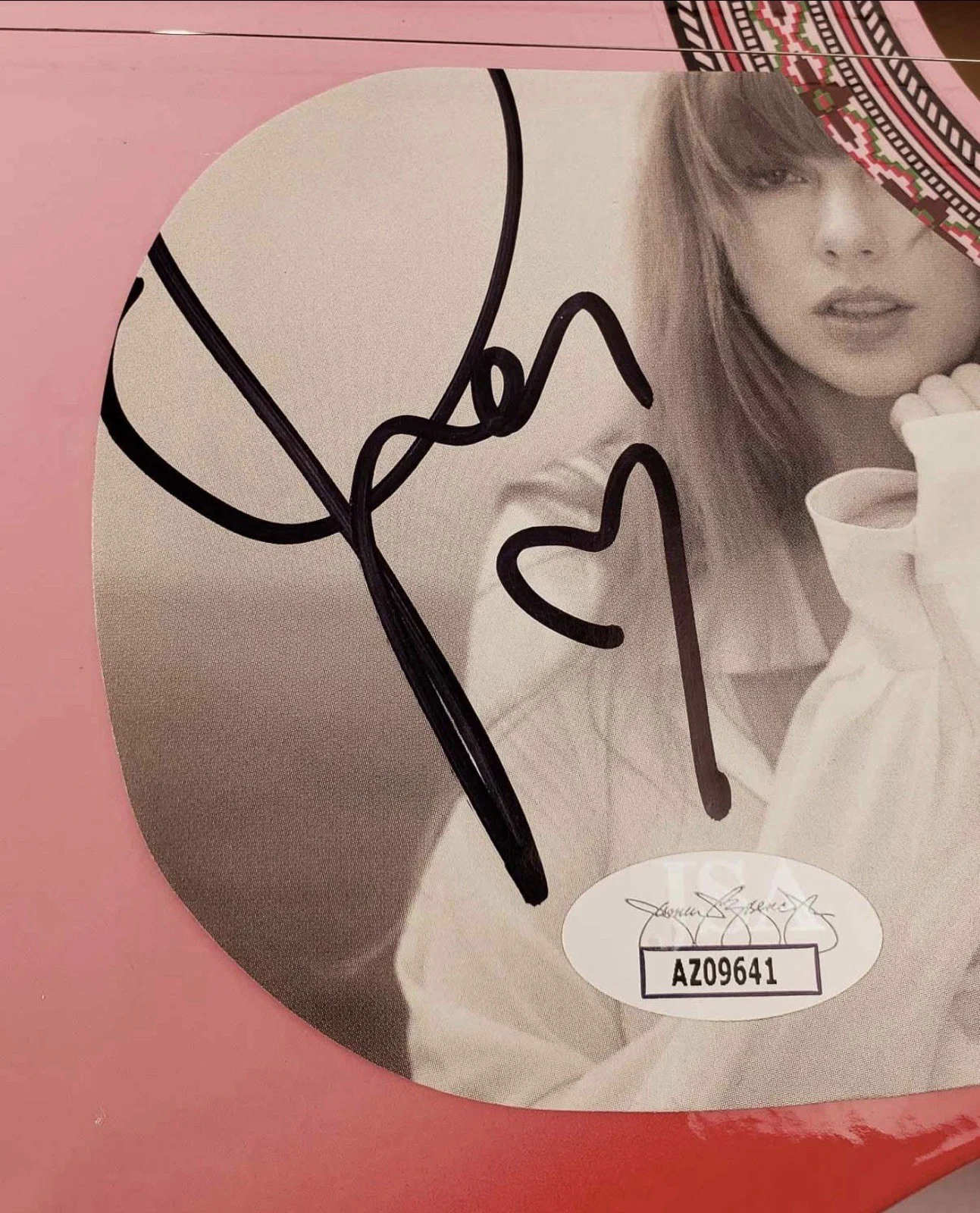 Taylor Swift Signed 38" Acoustic Guitar JSA Hologram, image 4