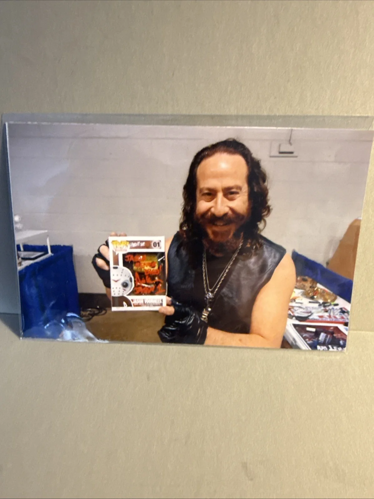 Ari Lehman — Ari Lehman Signed Jason Vorhees Funko Pop #01 Friday the 13th Inscribed, image 2