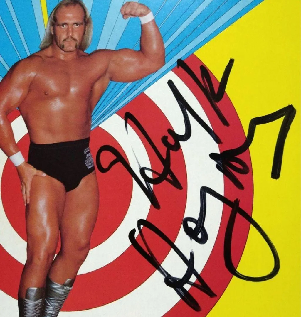 Hulk Hogan Autographed Picture Disc Vinyl Record Signed Japan Pro Wrestling, изображение 5