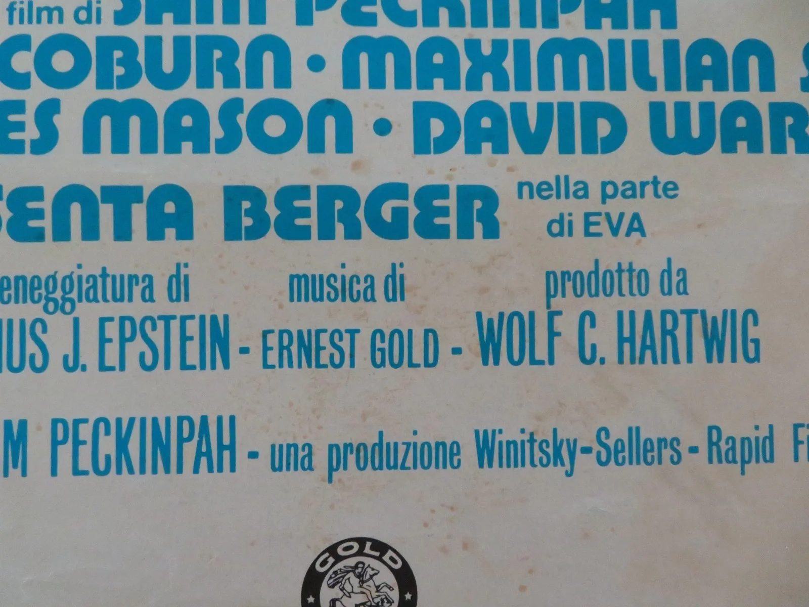 CROSS OF IRON ITALIAN LOCANDINA POSTER JAMES COBURN JAMES MASON 1977, изображение 5