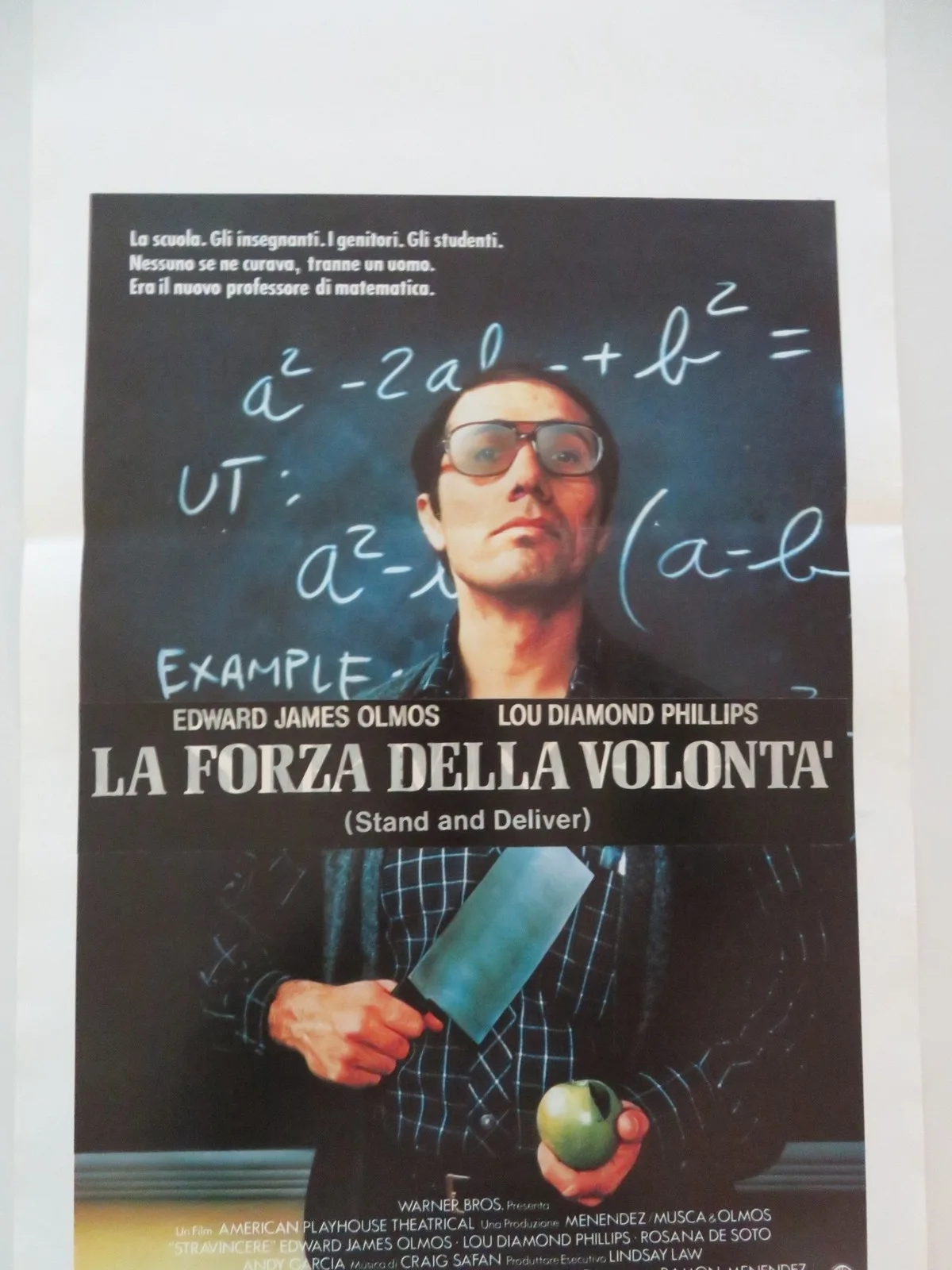 STAND AND DELIVER ITALIAN LOCANDINA POSTER LOU DIAMOND PHILLIPS EDWARD 1988, изображение 3