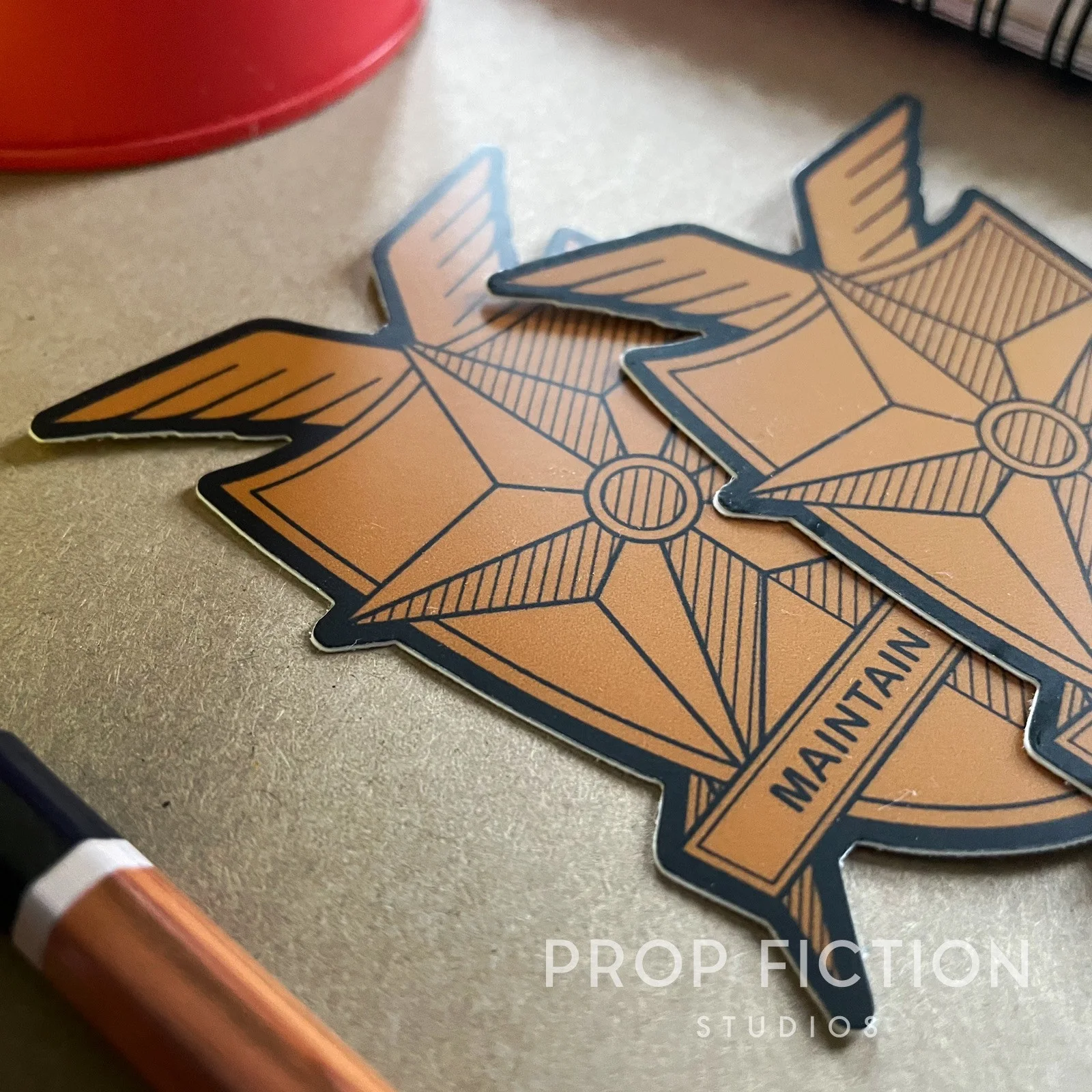 Mad Max - Prop MPF Vehicle Stickers / Small 'Main Force Patrol' Display Decals, image 2