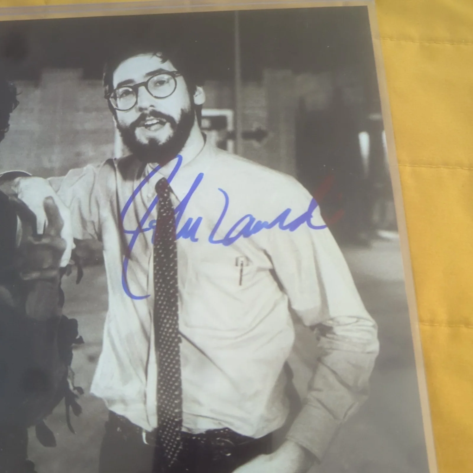 John Landis — Michael Jackson's Thriller video John Land 8x10 photo Letter of Authenticity, image 2