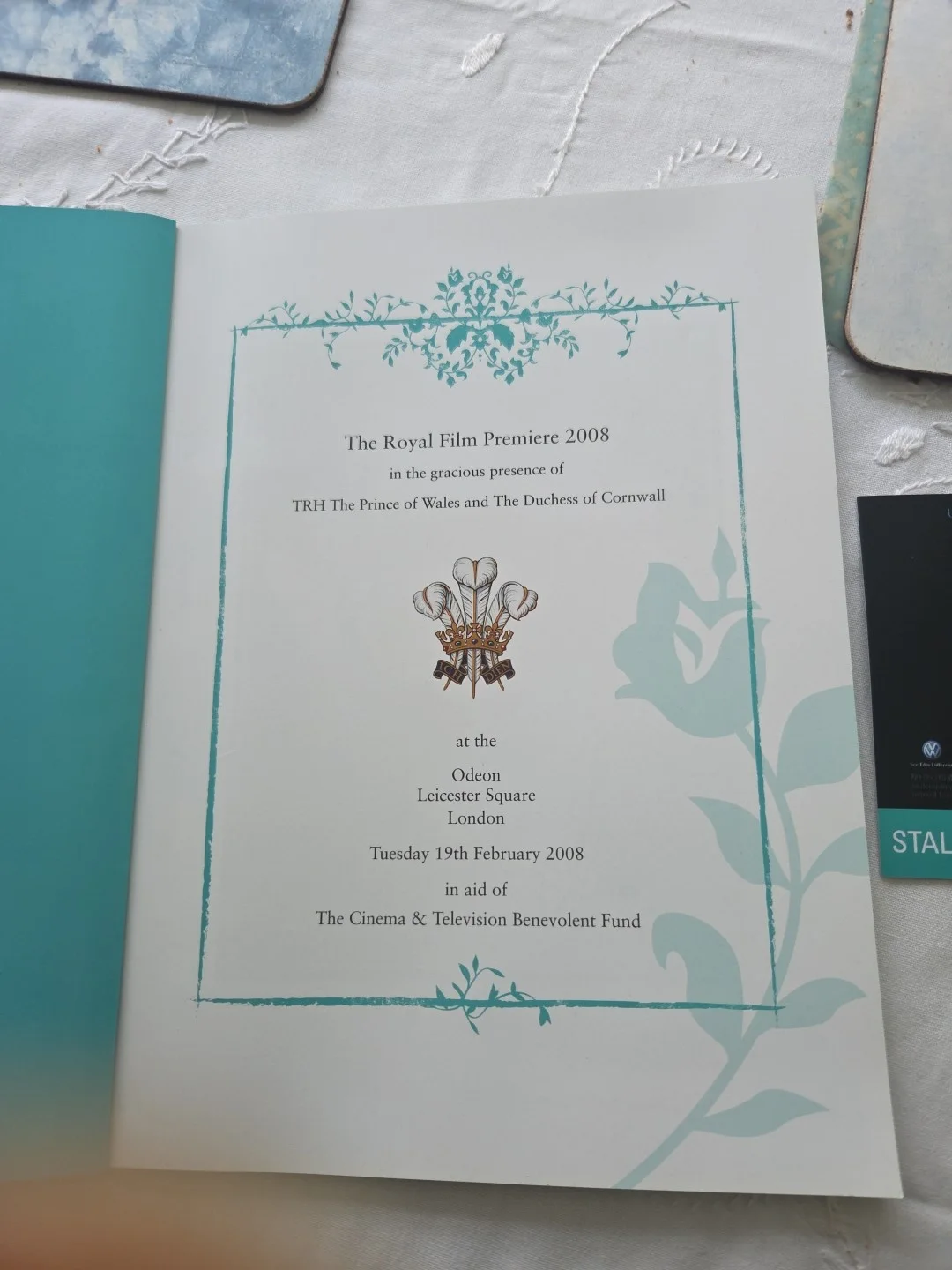 The Other Boleyn Girl Royal Film Performance Brochure With Ticket, изображение 3