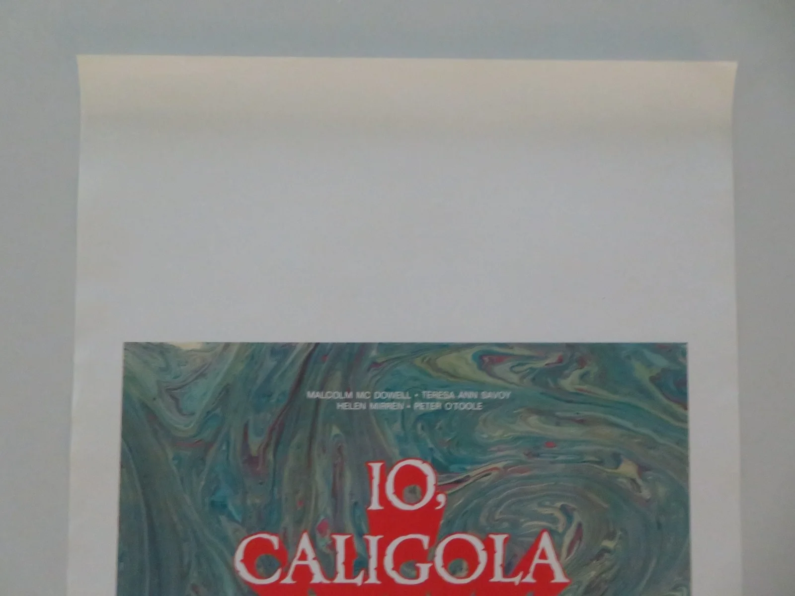 IO, CALIGOLA / CALIGULA ITALIAN LOCANDINA POSTER MALCOLM MCDOWELL GIELGUD 1984, изображение 2