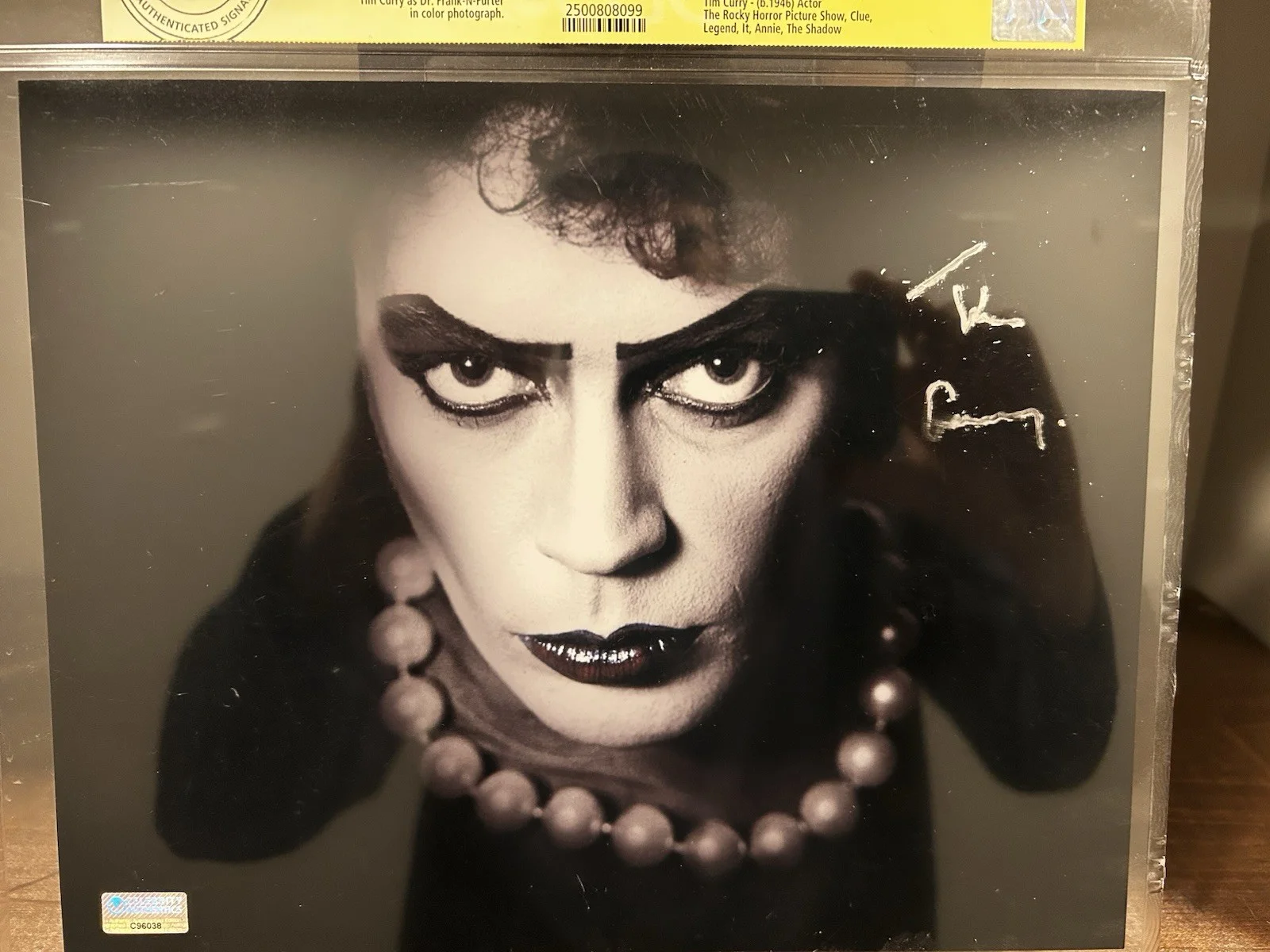 Tim Curry Rocky Horror Picture Show Signed 8x10 CGC Signature Series Slab, изображение 3