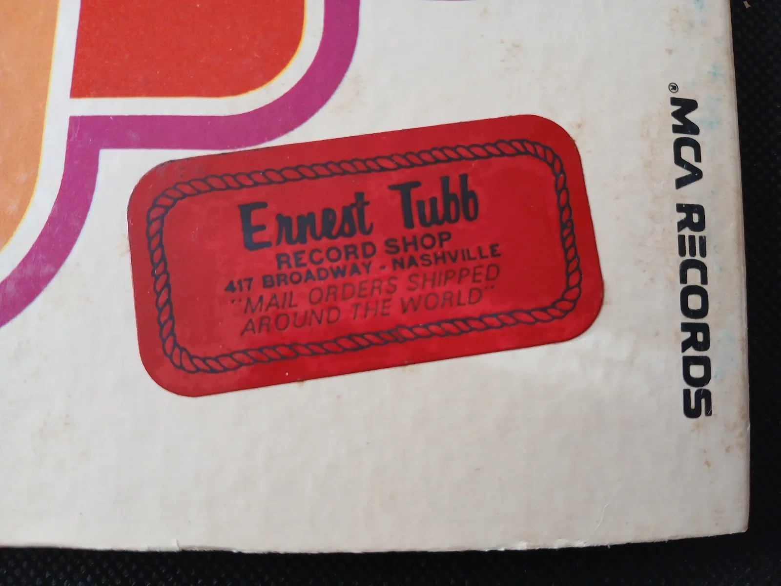 Ernest Tubb Autographed LP – Back Cover Signature – Greatest Hits – Tubb Store +, изображение 3