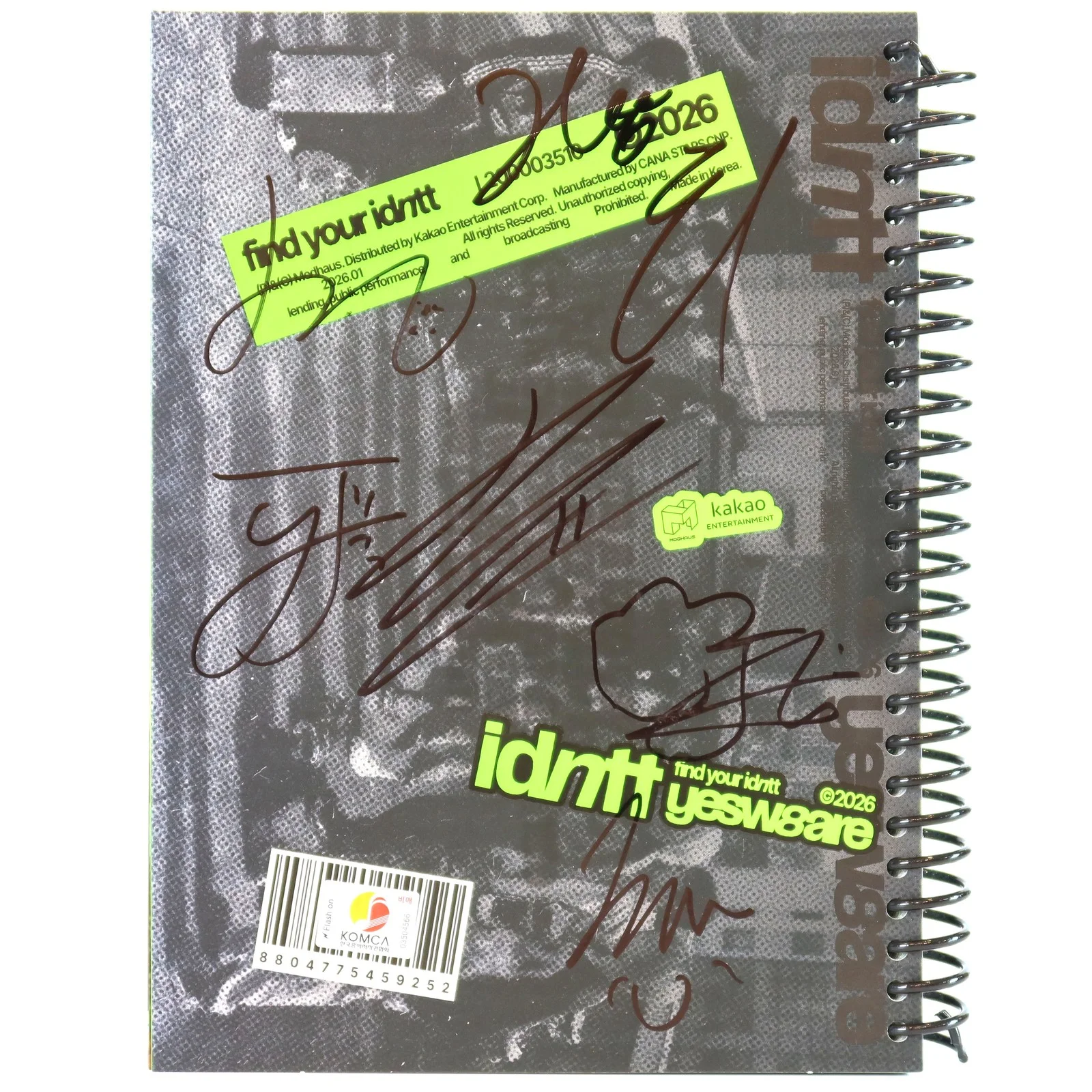 idntt / yesw8are - yesweare 1st Mini Album Signed CD Promo 2026, изображение 2