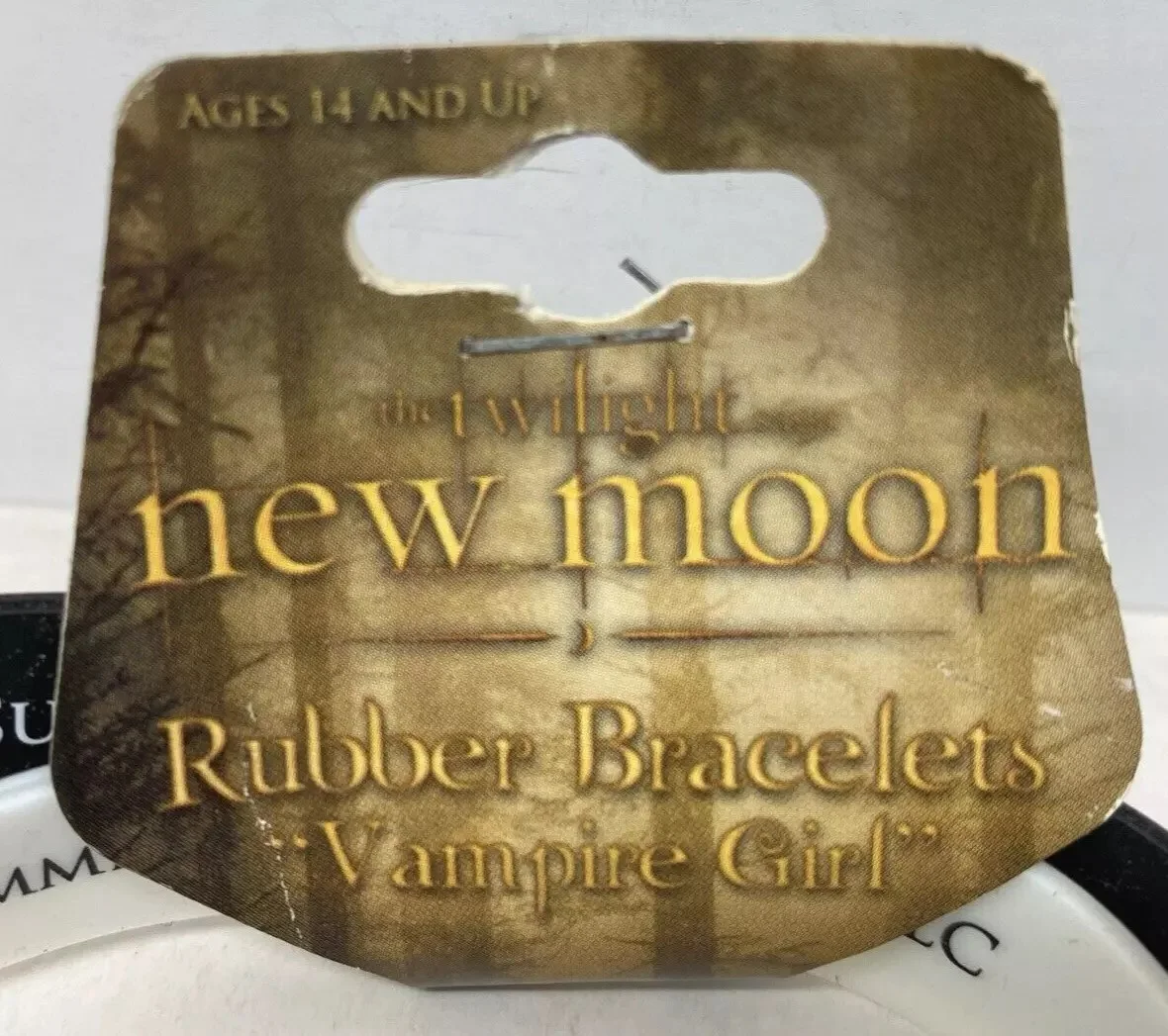 TWILIGHT SAGA NEW MOON BRACELET SET "VAMPIRE GIRL" BLACK / WHITE (002), image 3