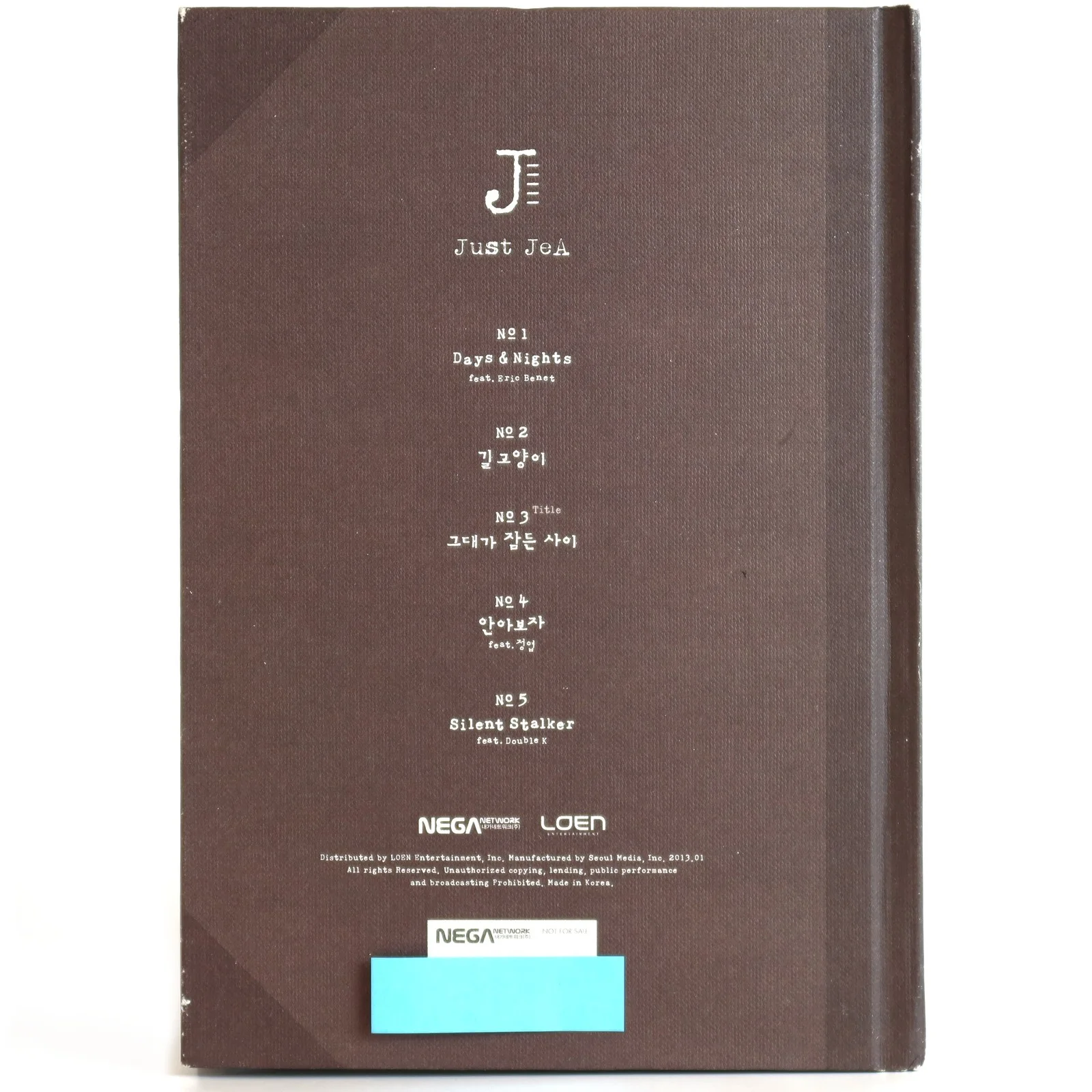 JeA - Just JeA 1st Solo Album Signed CD Promo K-Pop 2013 Brown Eyed Girls, изображение 3