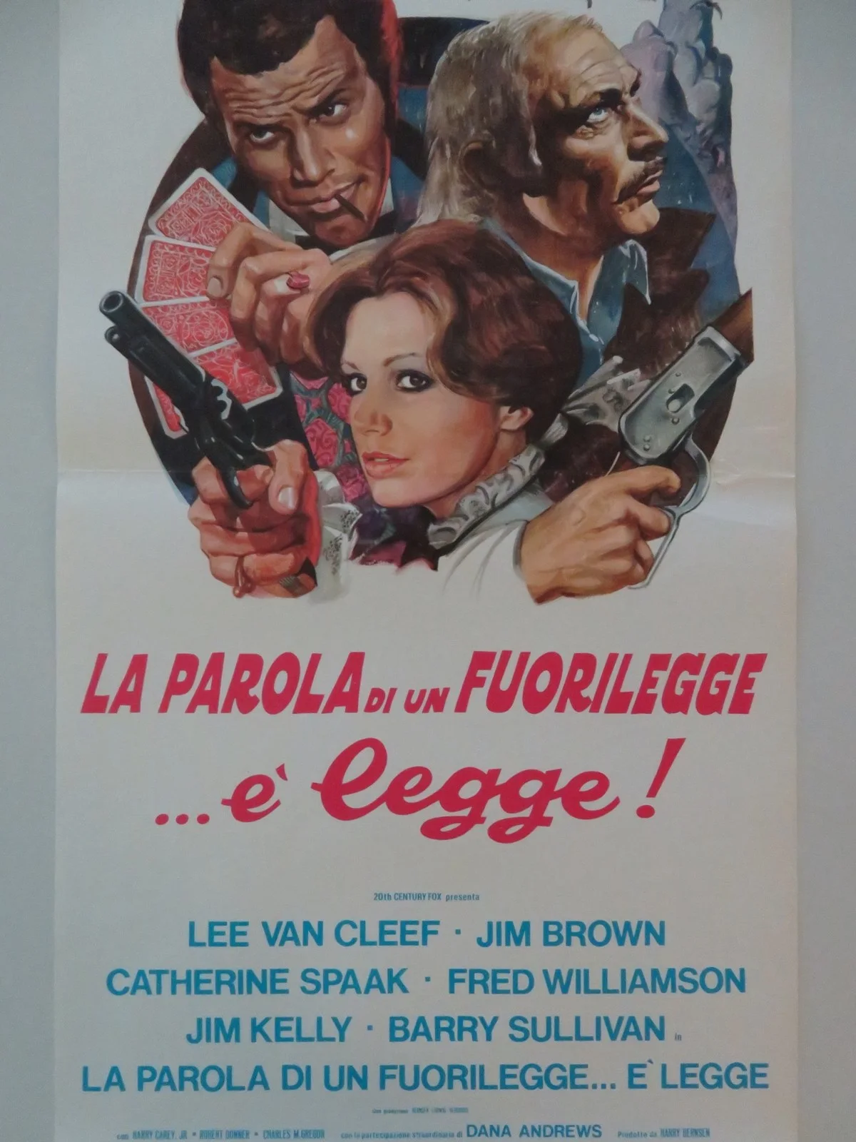 TAKE A HARD RIDE ITALIAN LOCANDINA POSTER JIM BROWN LEE VAN CLEEF 1975, image 3