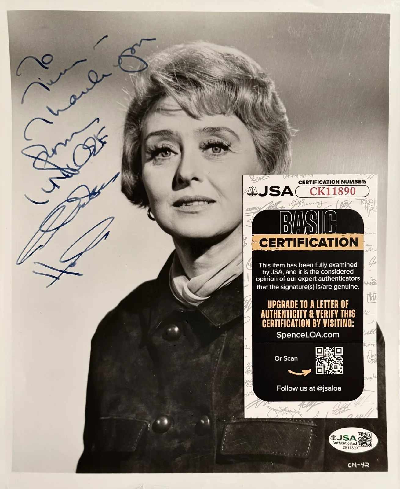 Celeste Holm — CELESTE HOLM SIGNED Autographed 8x10 PHOTO Gentleman's Agreement JSA CERTIFIED, изображение 4