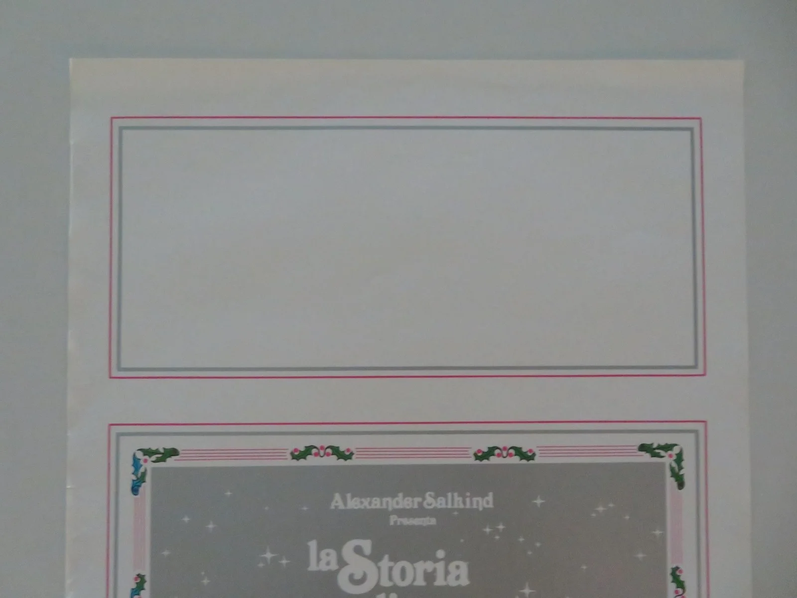 SANTA CLAUS: THE MOVIE ITALIAN LOCANDINA POSTER DUDLEY MOORE JOHN LITHGOW 1985, изображение 2