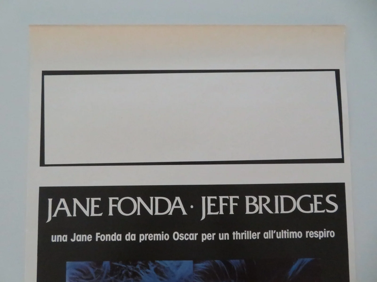 THE MORNING AFTER ITALIAN LOCANDINA POSTER JANE FONDA JEFF BRIDGES 1987, изображение 2