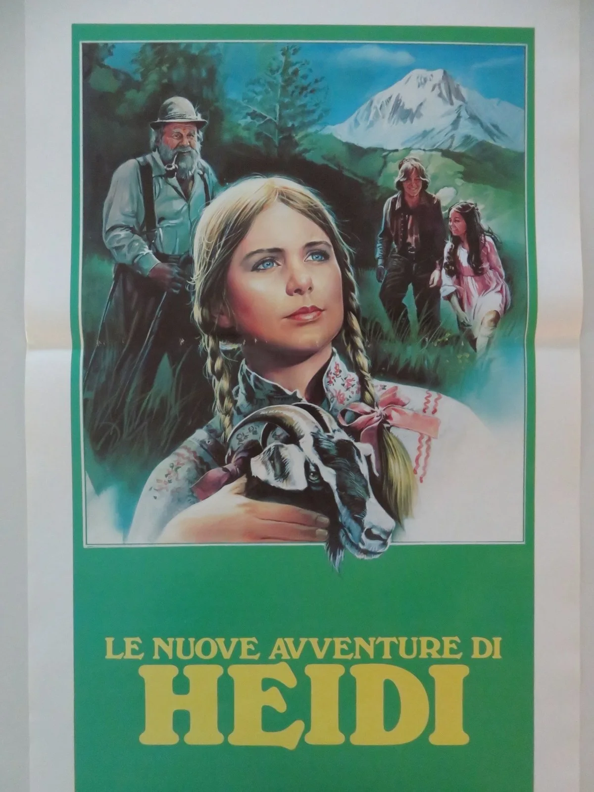 THE NEW ADVENTURES OF HEIDI ITALIAN LOCANDINA POSTER BURL IVES KURTZMAN 1984, изображение 3