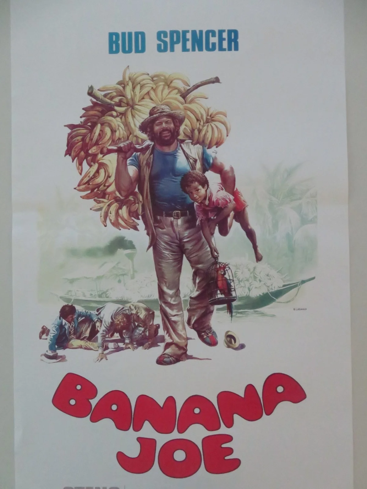 BANANA JOE ITALIAN LOCANDINA POSTER BUD SPENCER MARINA LANGNER 1982, изображение 3
