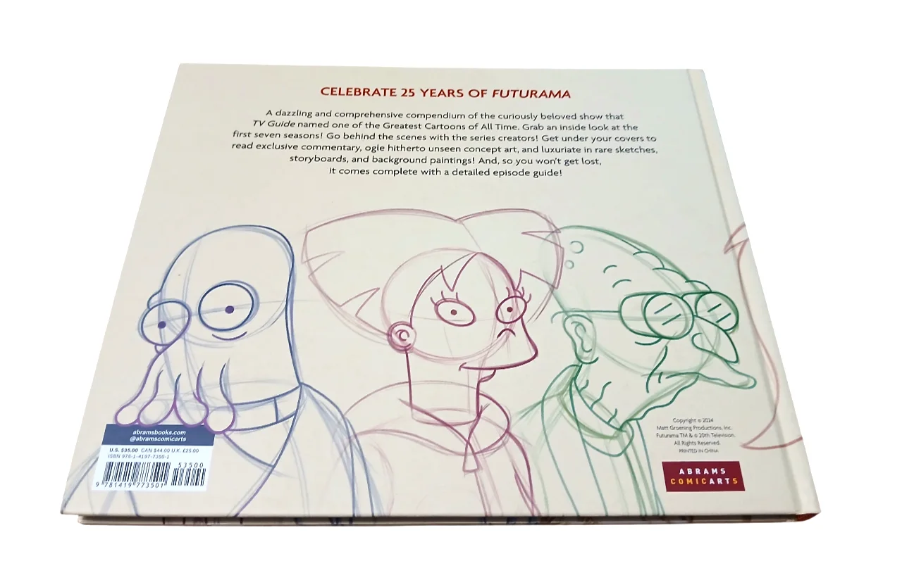 Matt Groening — Matt Groening Signed The Art Of Futurama HC Book W/Sketch COA Simpsons, изображение 3