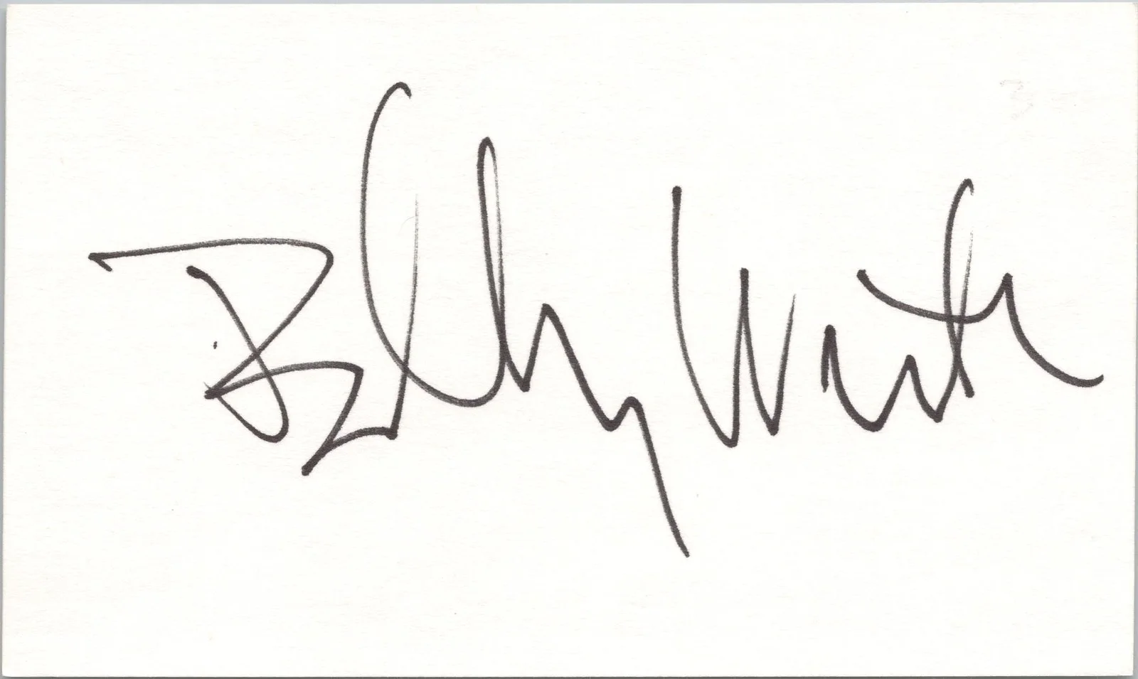 Billy Wirth — Billy Wirth Signed 3x5 Index Card The Lost Boys Autographed