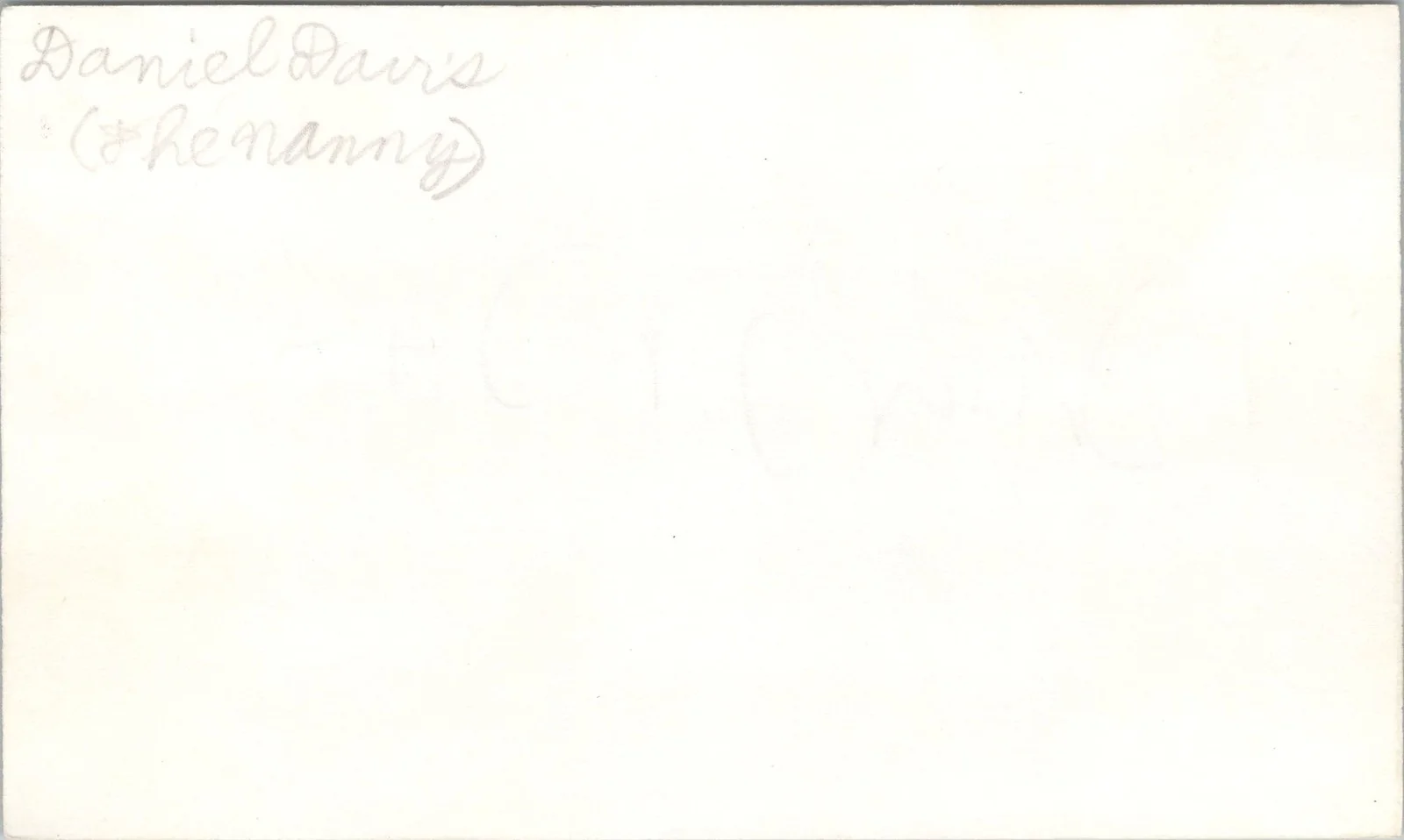 Daniel Davis — Daniel Davis Signed 3x5 Index Card The Nanny Star Trek Cheers Autographed, изображение 2