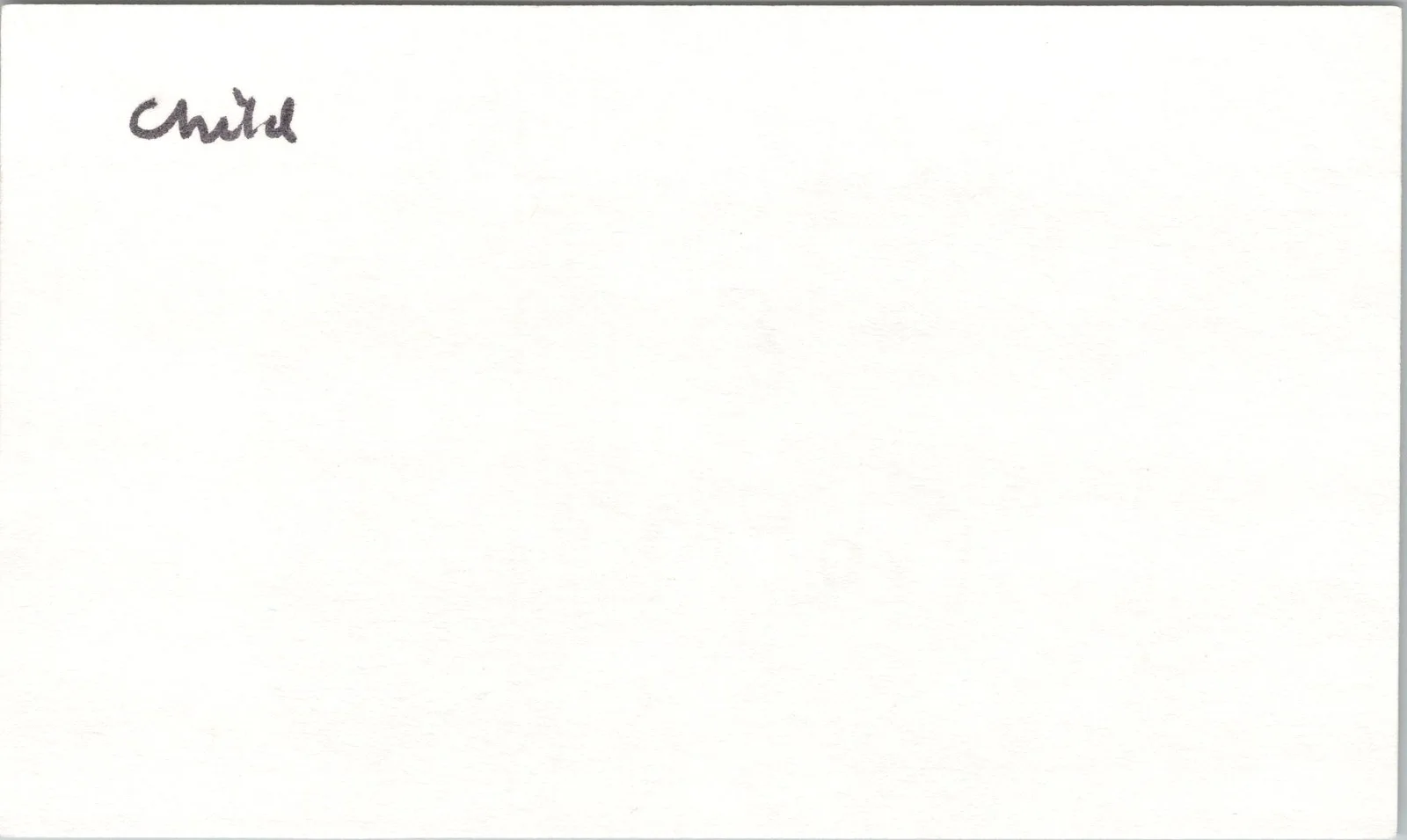 Caitlin Wachs — Caitlin Wachs Signed 3x5 Index Card Profiler Autographed, image 2