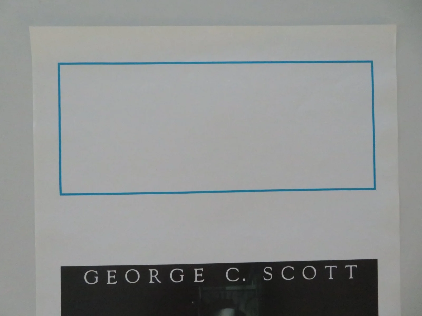THE EXORCIST III ITALIAN LOCANDINA POSTER GEORGE C. SCOTT ED FLANDERS 1990, изображение 2