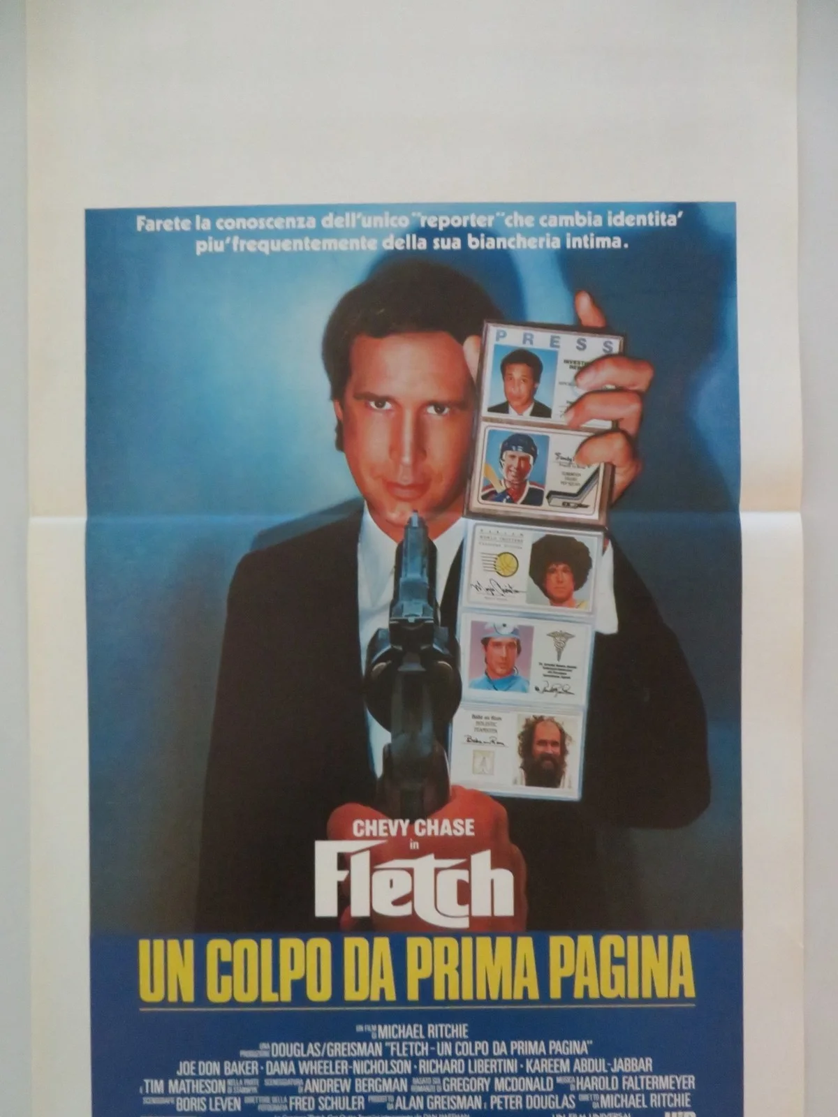 FLETCH ITALIAN LOCANDINA POSTER CHEVY CHASE JOE DON BAKER 1985, изображение 3