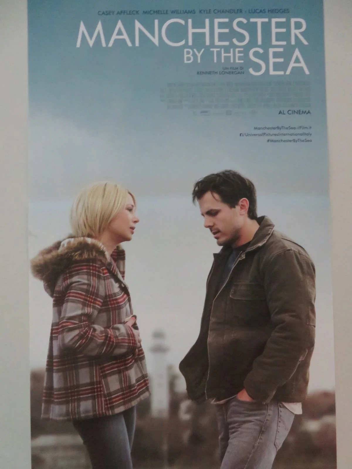 MANCHESTER BY THE SEA ITALIAN LOCANDINA POSTER CASEY AFFLECK WILLIAMS 2016, изображение 3