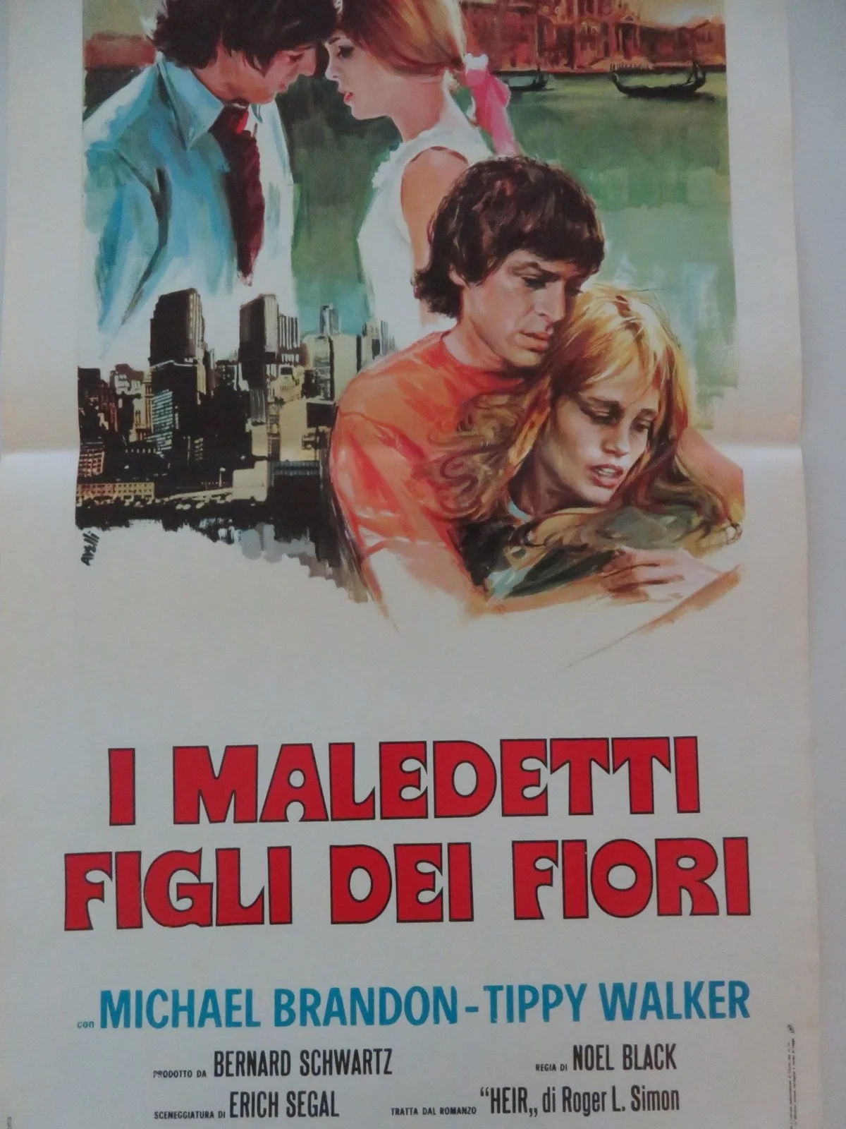 I MALEDETTI FIGLI DEI FIORI ITALIAN LOCANDINA POSTER MICHAEL BRANDON WALKER 1972, изображение 3