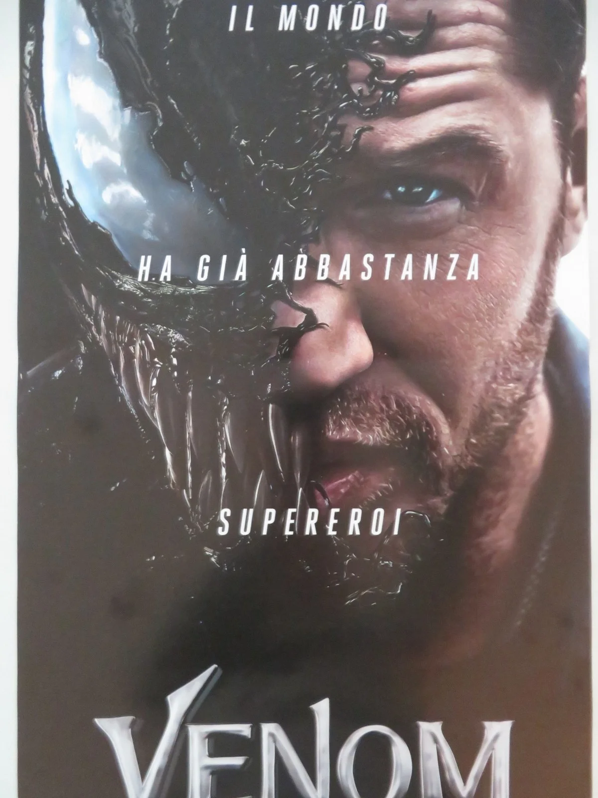 VENOM ITALIAN LOCANDINA POSTER TOM HARDY MICHELLE WILLIAMS 2018, изображение 3