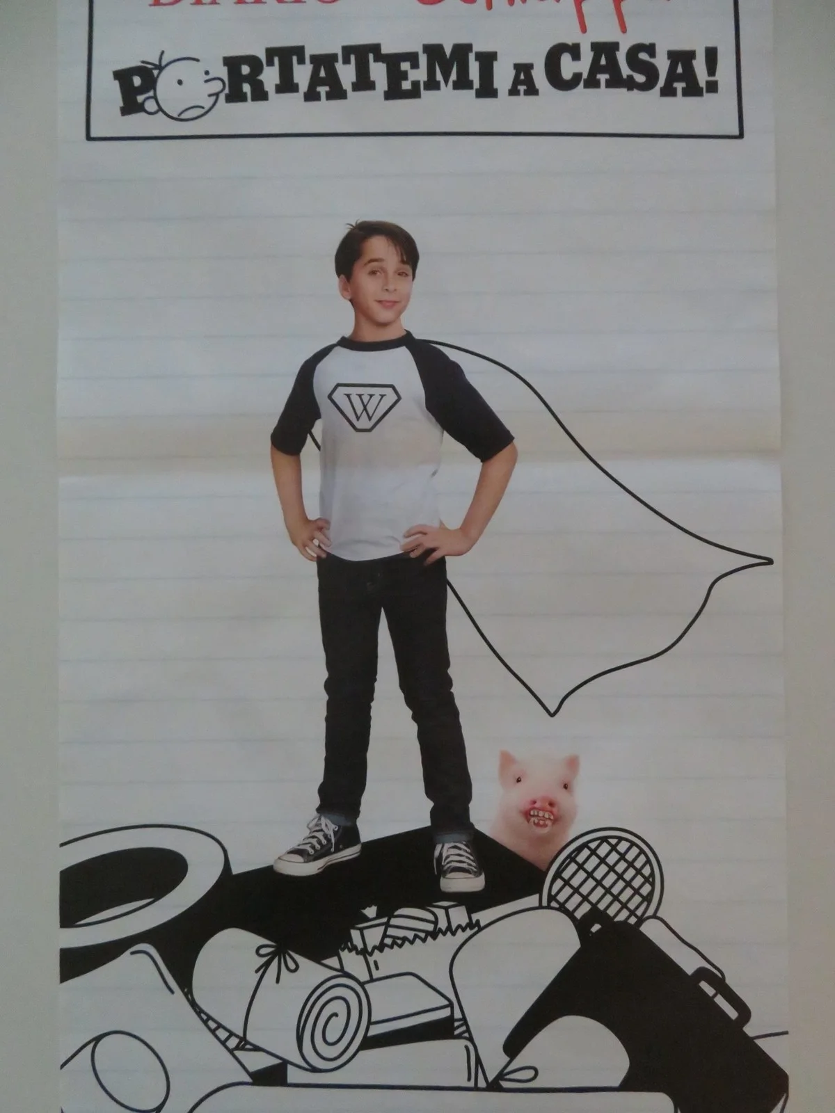DIARY OF A WIMPY KID: THE LONG HAUL ITALIAN LOCANDINA POSTER JASON DRUCKER 2017, изображение 3