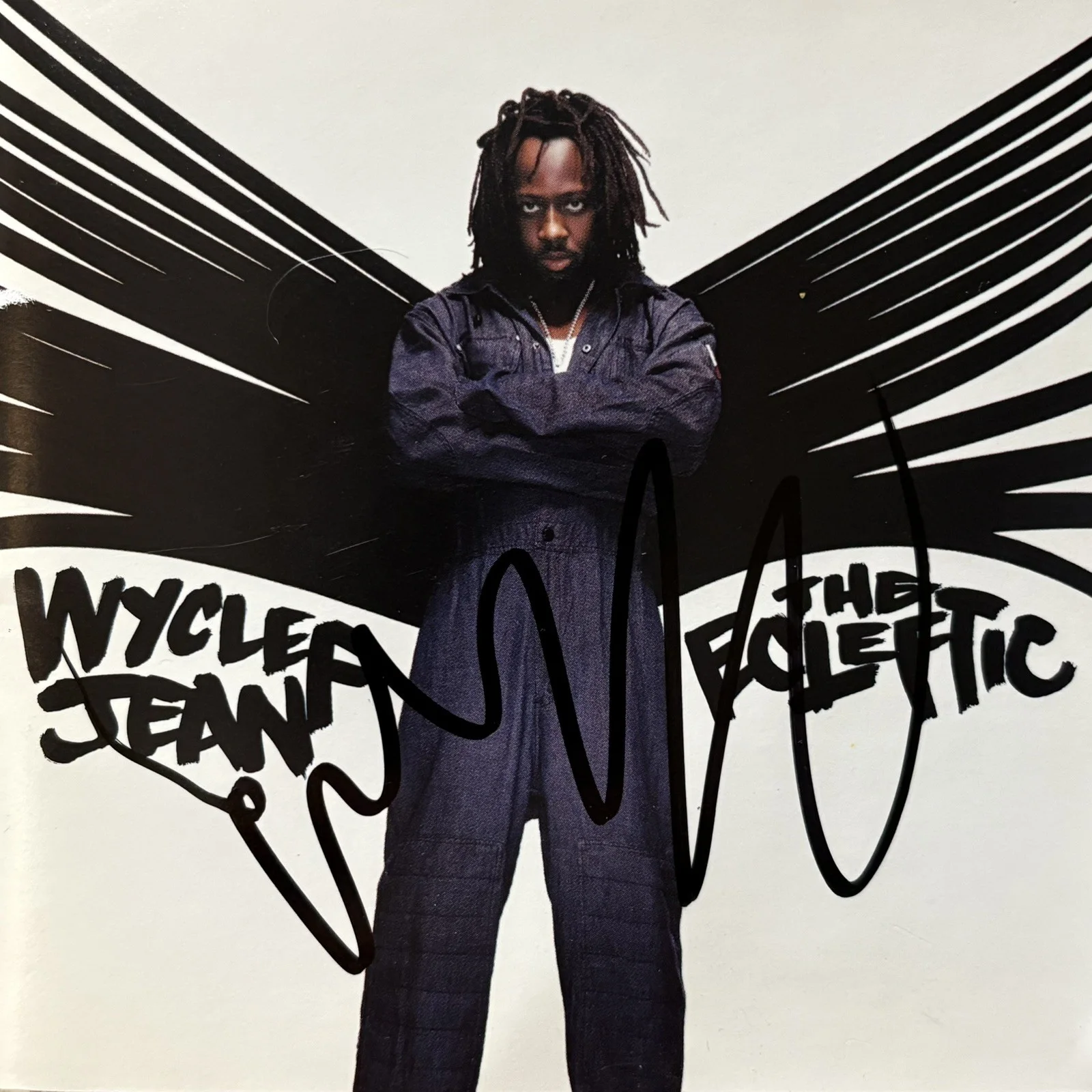 Wyclef Jean Autographed SIGNED “The Ecleftic” CD The Fugees Columbia Records, изображение 2