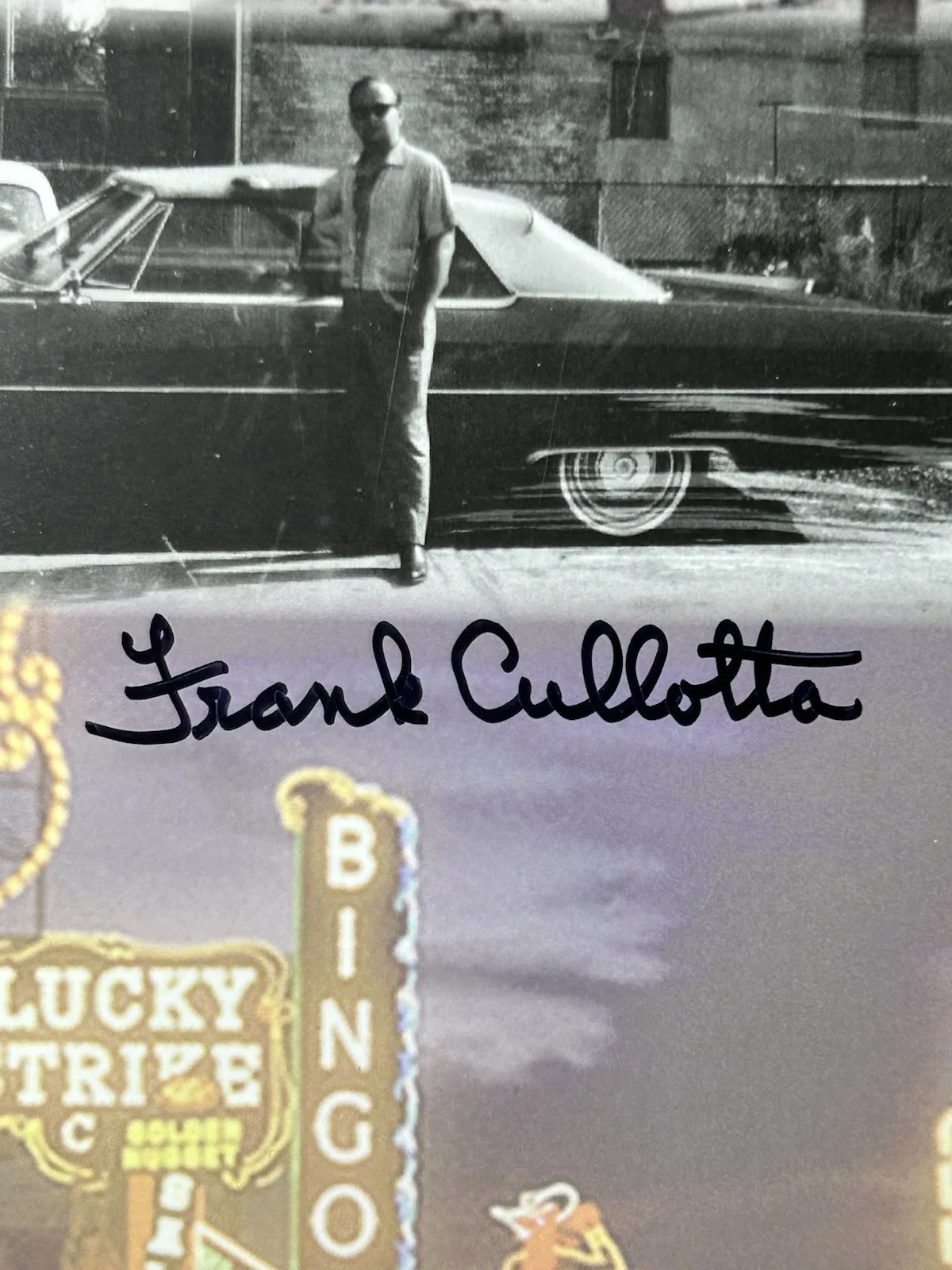 Frank Cullotta — Frank Cullotta Mobster Signed Las Vegas 8x10 Photo (BECKETT AUTHENTICATED), image 2