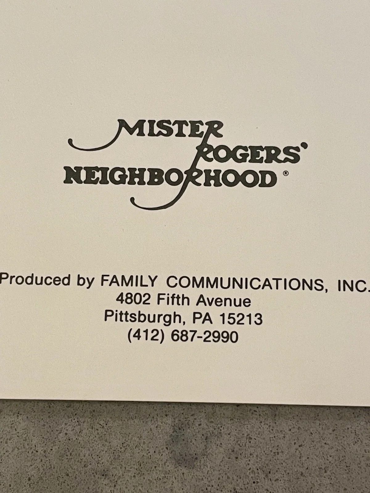 Mr. Rogers — "Fred Rogers" Mr Rogers Promotional Press Photo, 5x7, 1994, Color, image 4