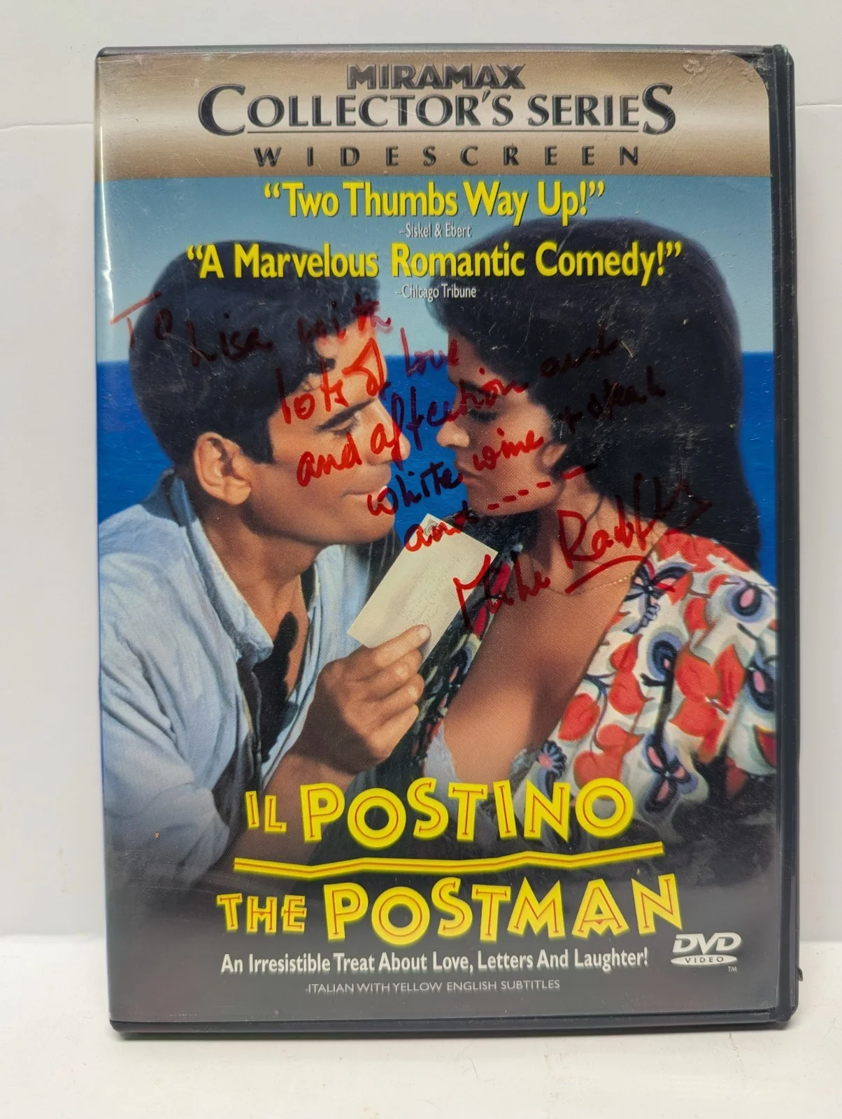 Michael Radford Signed DVD Index Autograph Director Il Postino: The Postman, image 4
