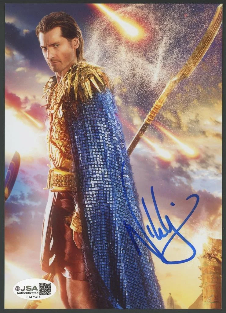Nikolaj Coster-Waldau — NIKOLAJ COSTER-WALDAU signed 5x7 photo | "Gods of Egypt" - autograph JSA cert
