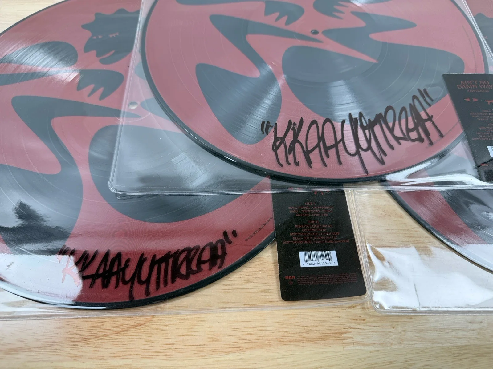 Kaytranada: AIN’T NO DAMN WAY! Vinyl - SIGNED Autographed Clear Sleeve Cover New, изображение 3